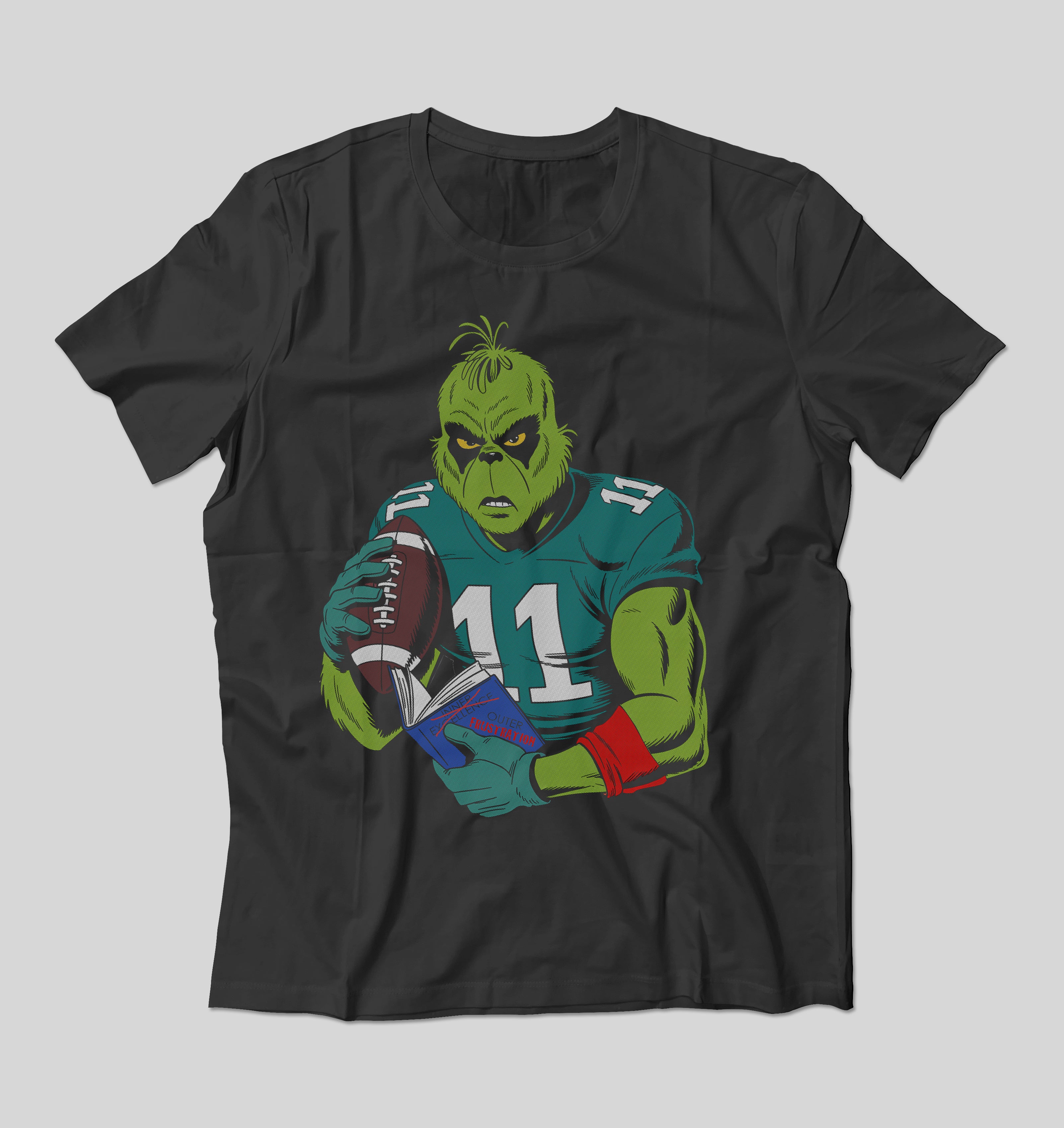 "Outter Frustration Grinch" 100% Ring Spun Cotton Tee