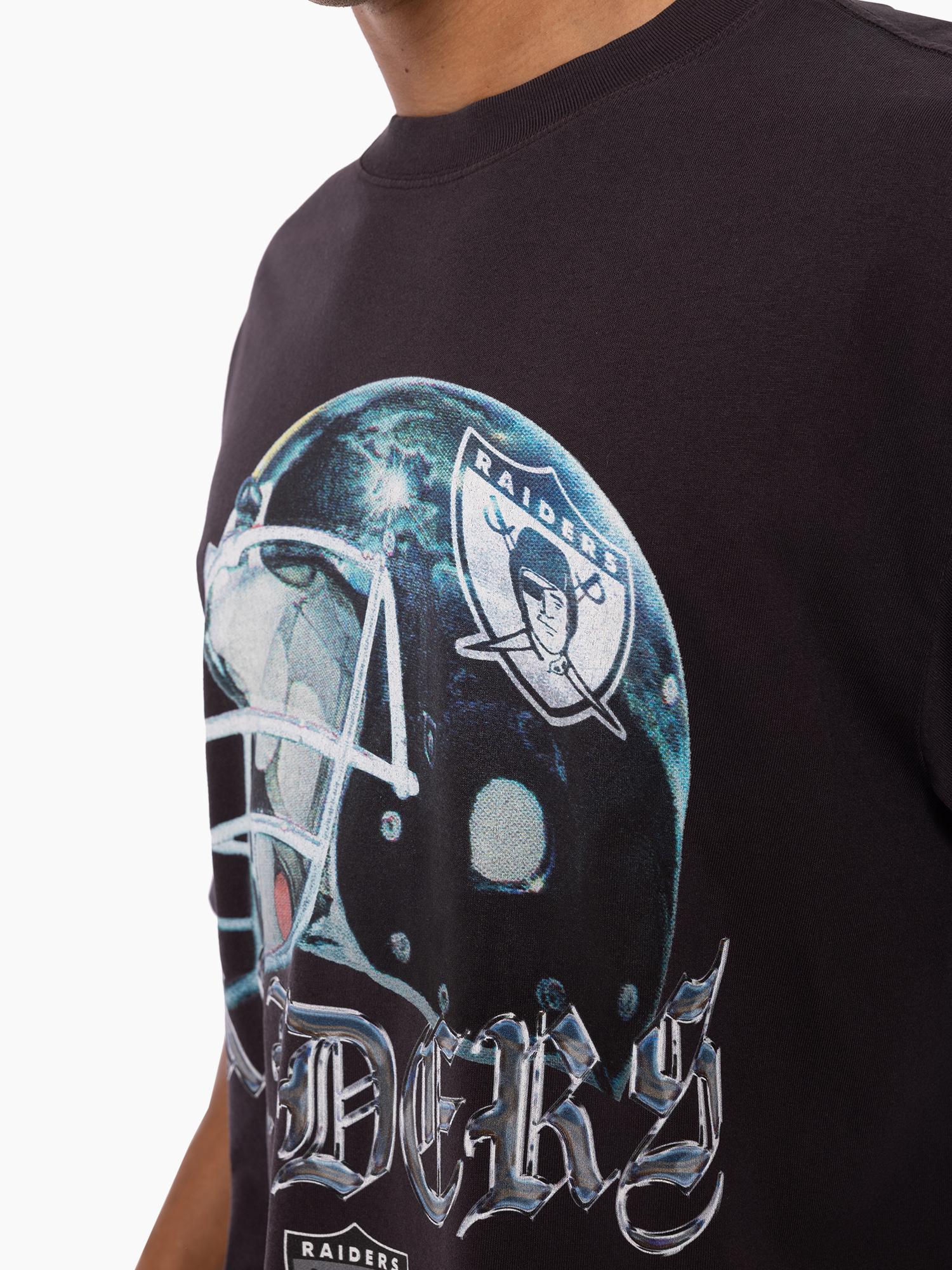 Los Angeles Raiders Chrome Nation Helmet Tee