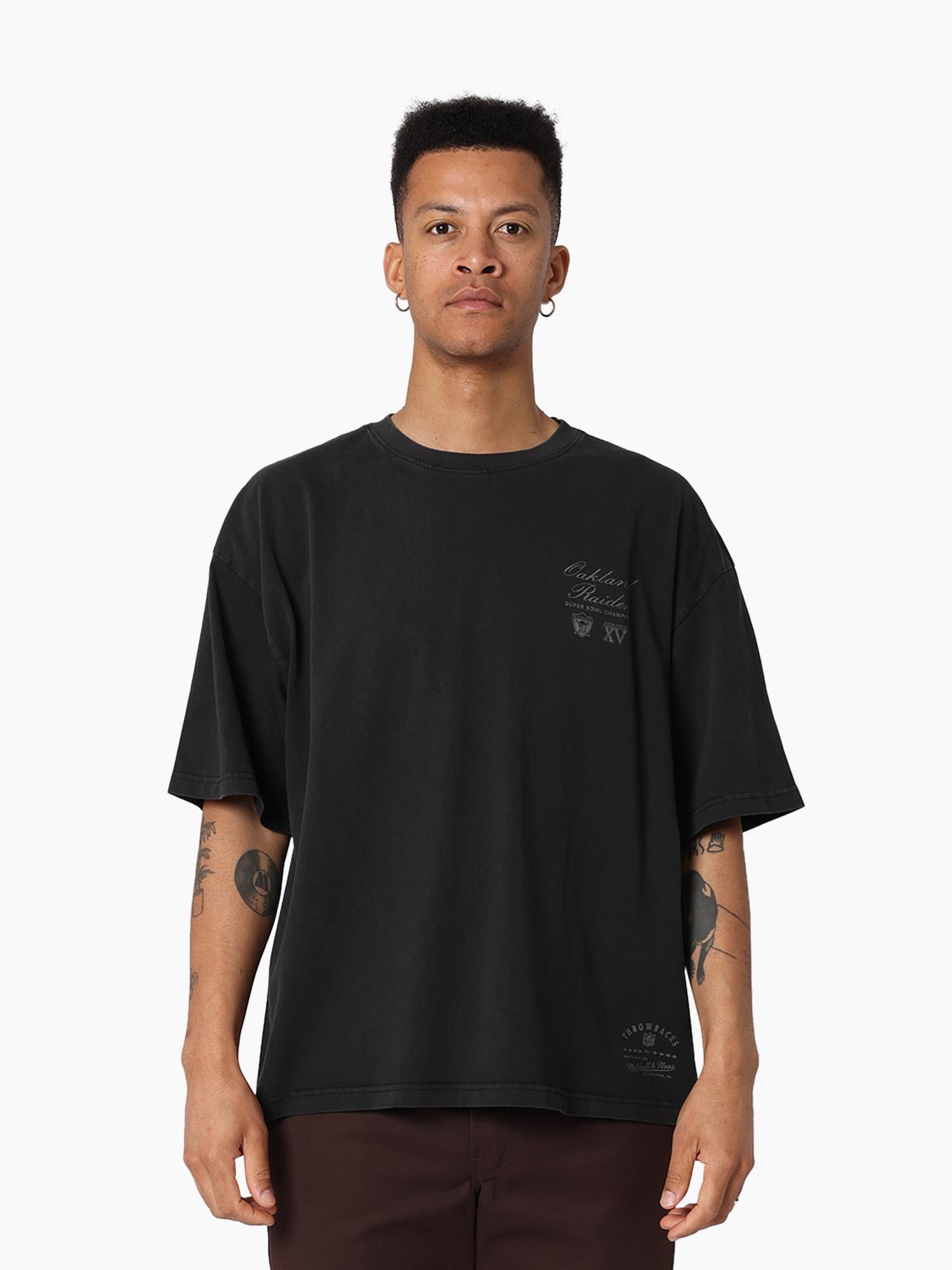 Los Angeles Raiders Champions Script Tee