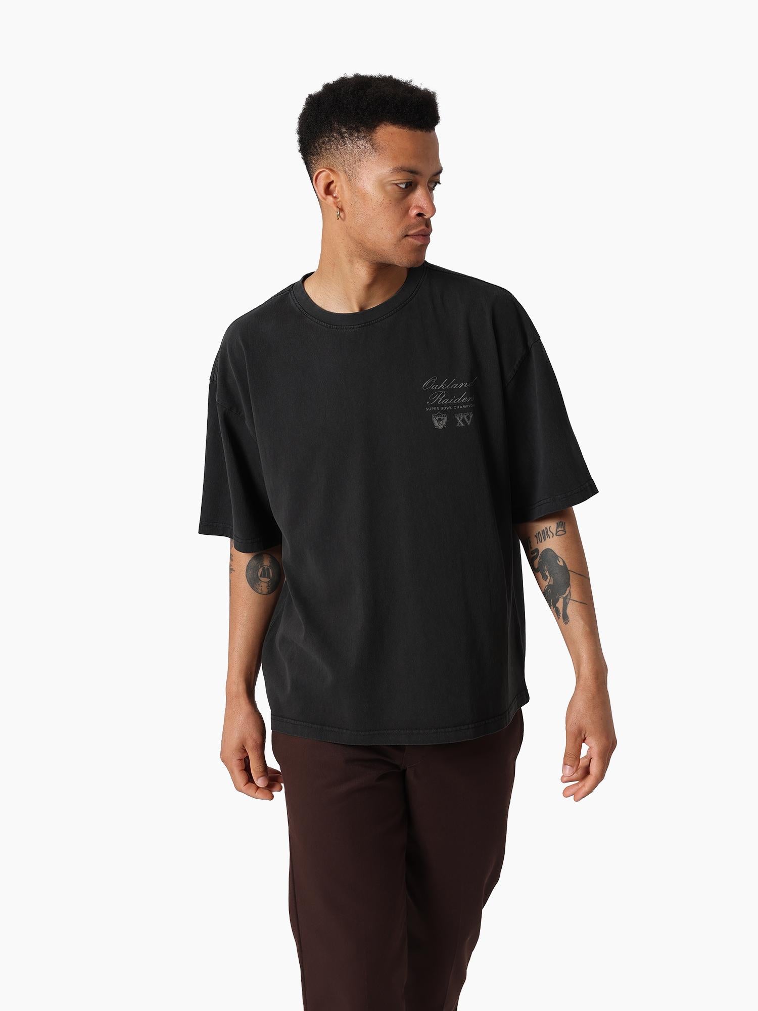 Los Angeles Raiders Champions Script Tee
