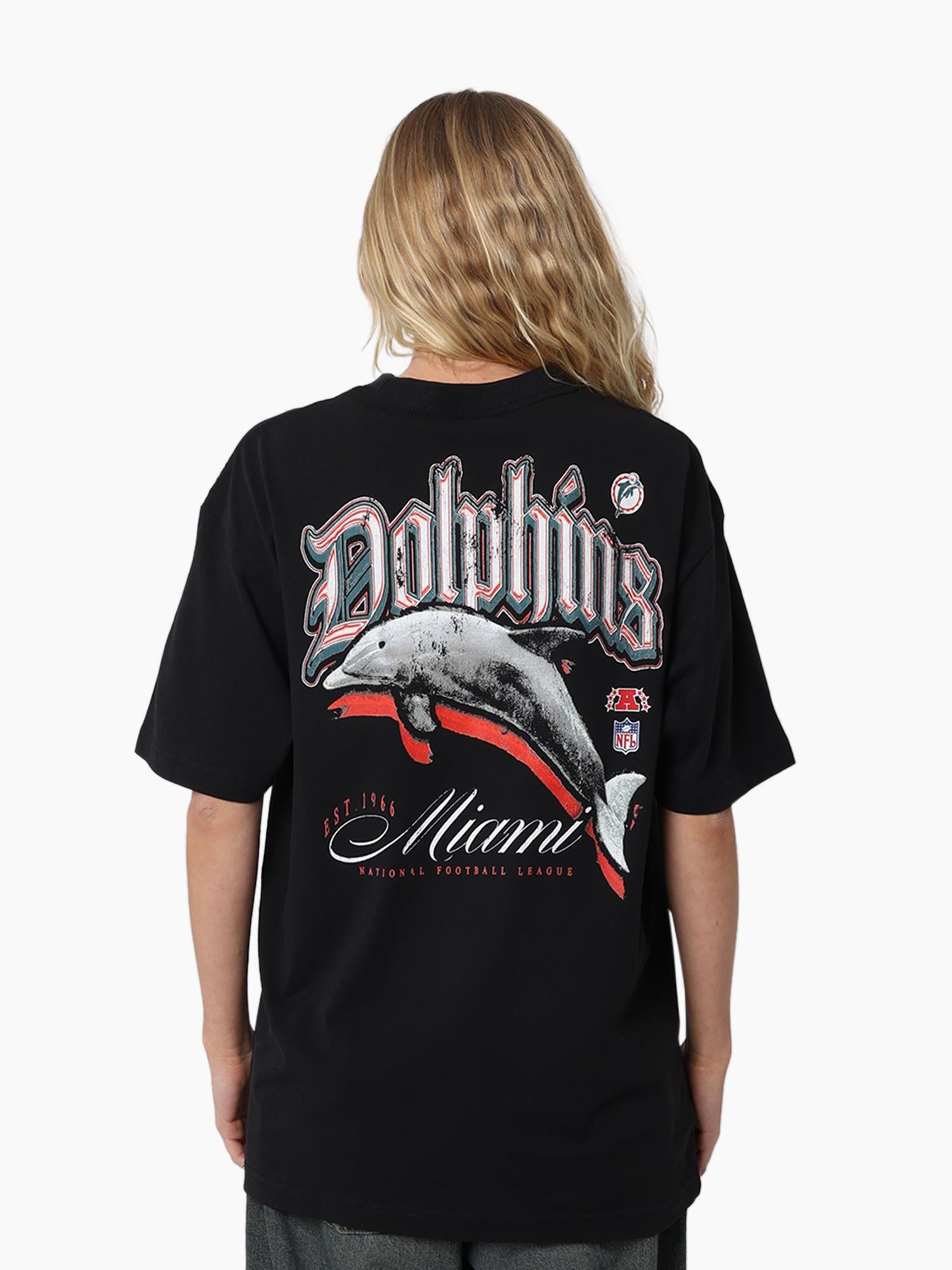 Miami Dolphins Gothic Team Tee