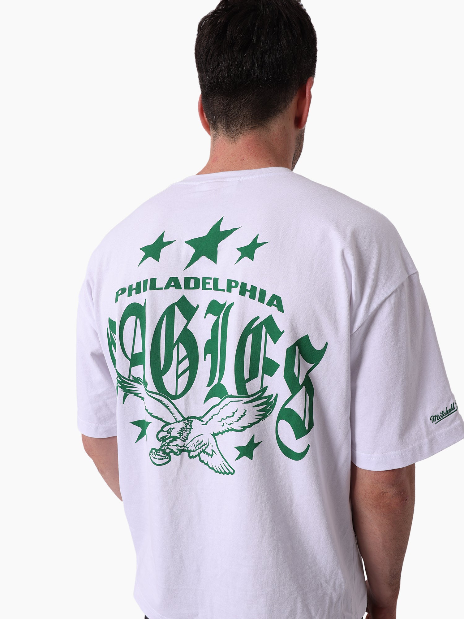 Philadelphia Eagles Stars & Text Boxy Tee