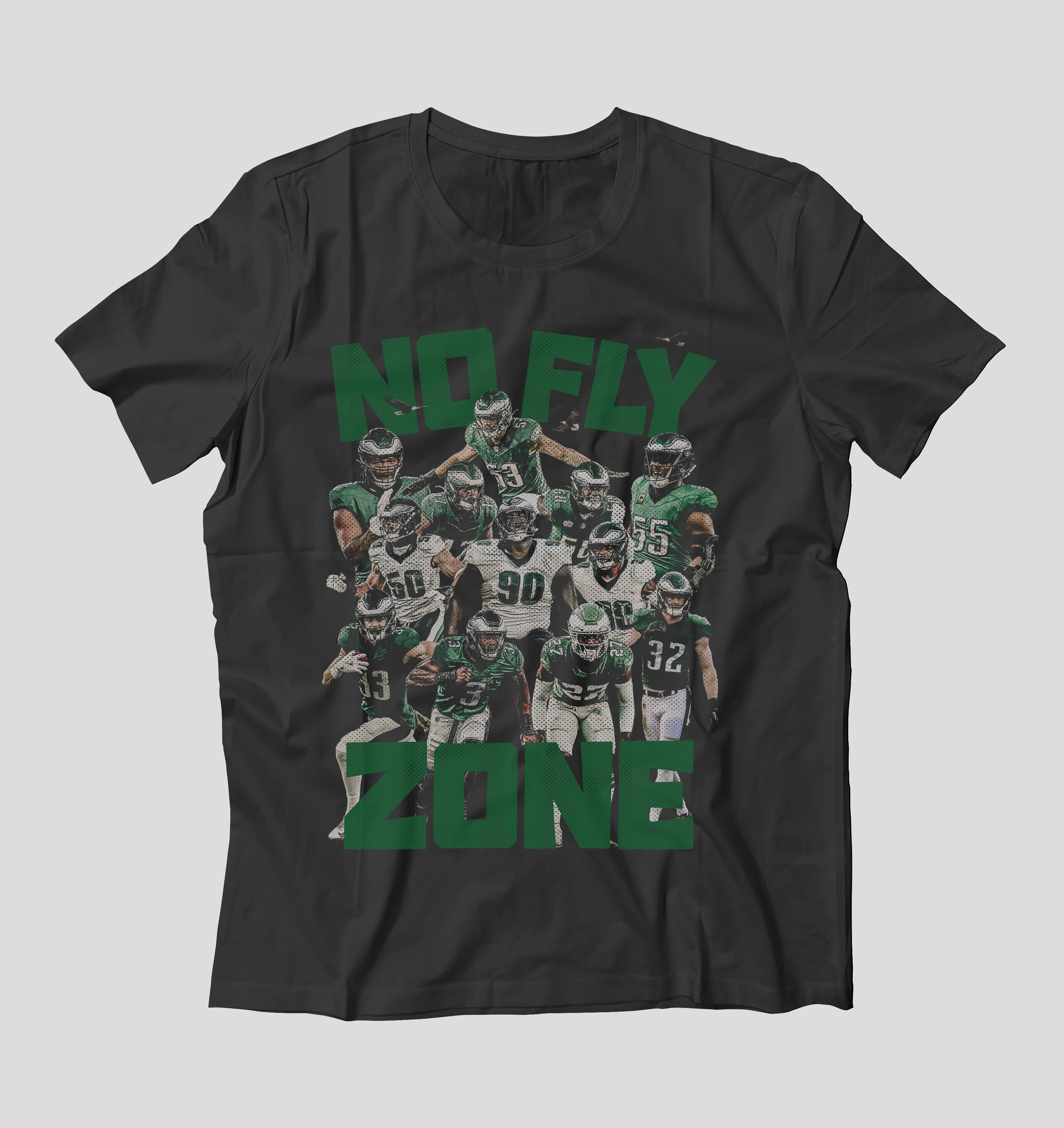 "NO FLY ZONE"100% Ring Spun Cotton T-Shirt
