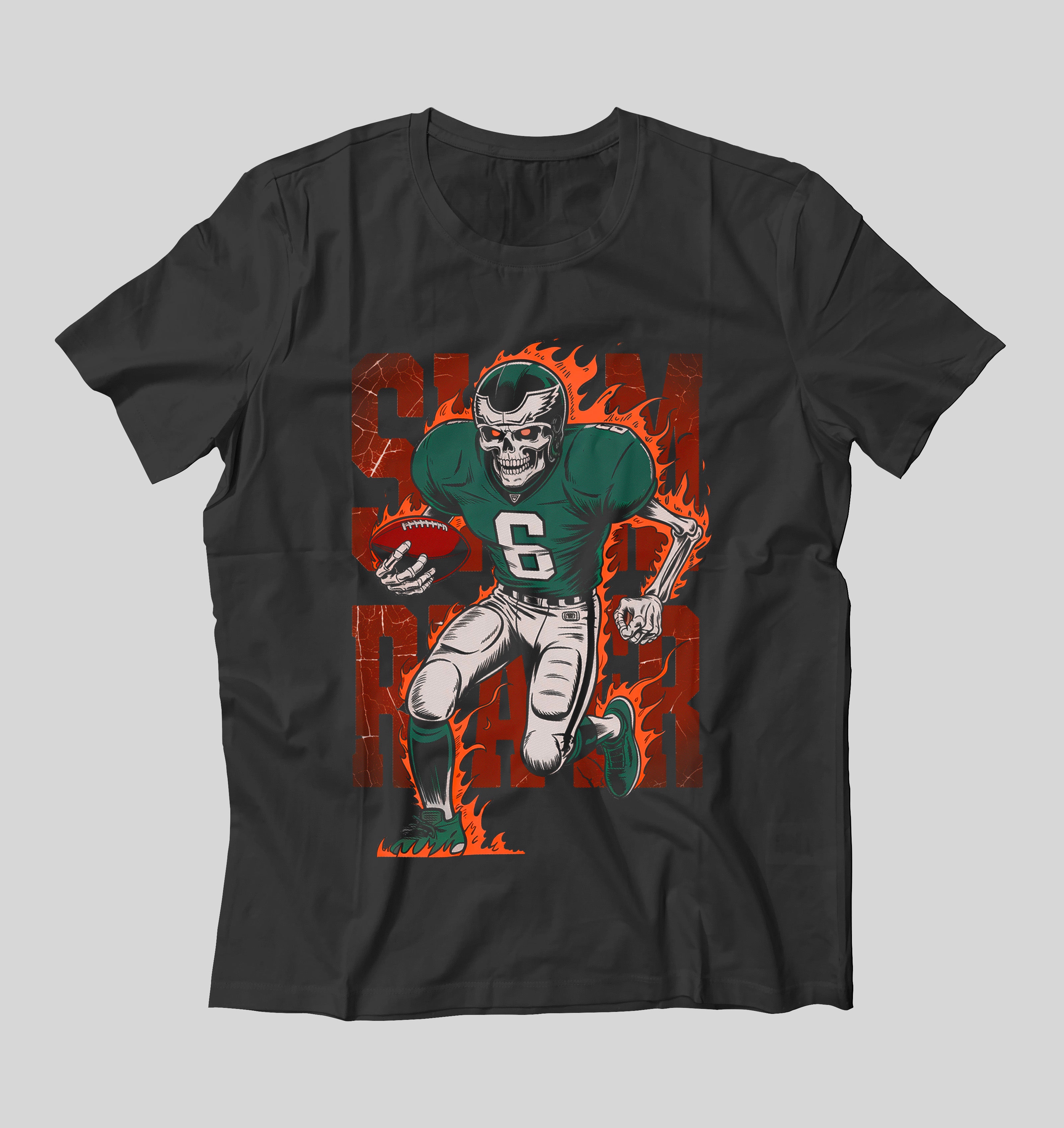 "Slim Reaper Skeleton" 100% Ring Spun Cotton Tee