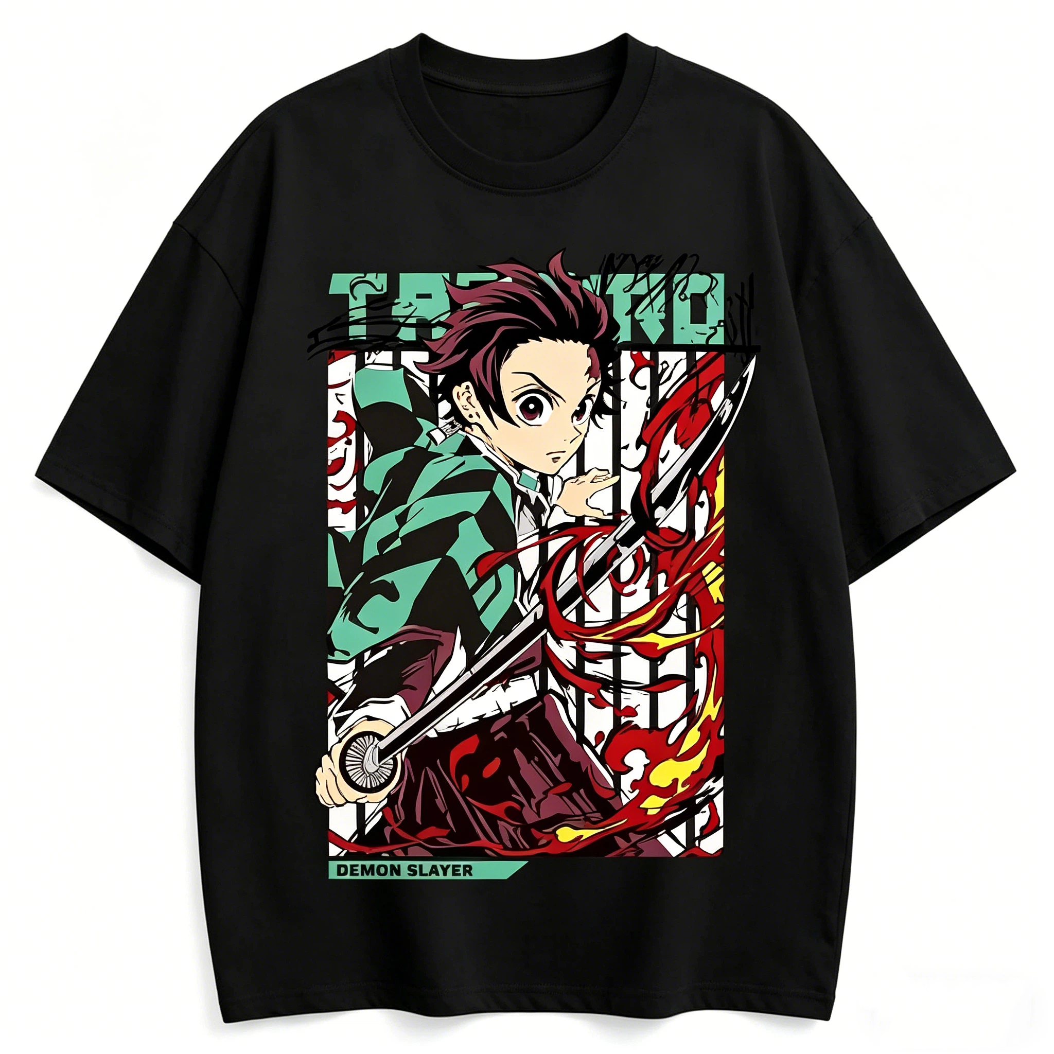 Demon Slayer Tanjiro Kamado Graphic T-Shirt