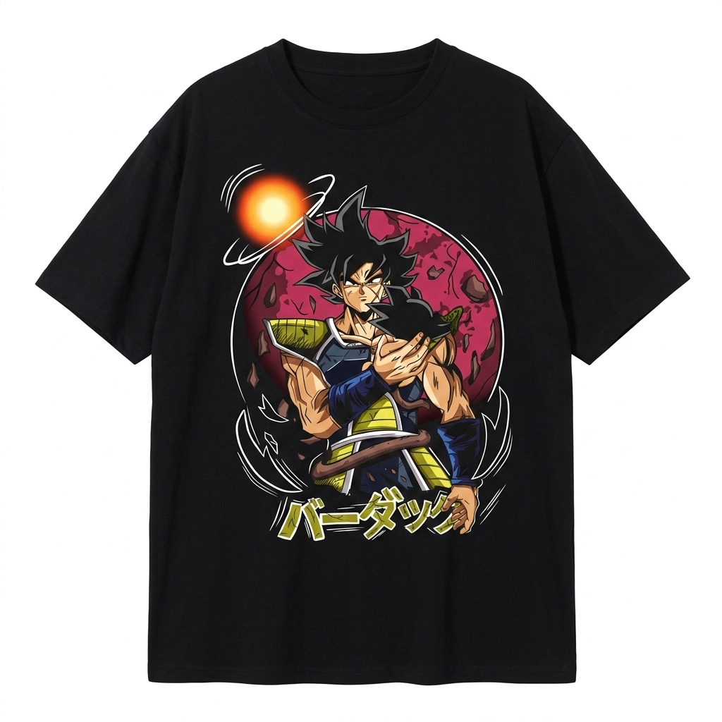Dragon Ball Bardock Anime Streetwear T-Shirt