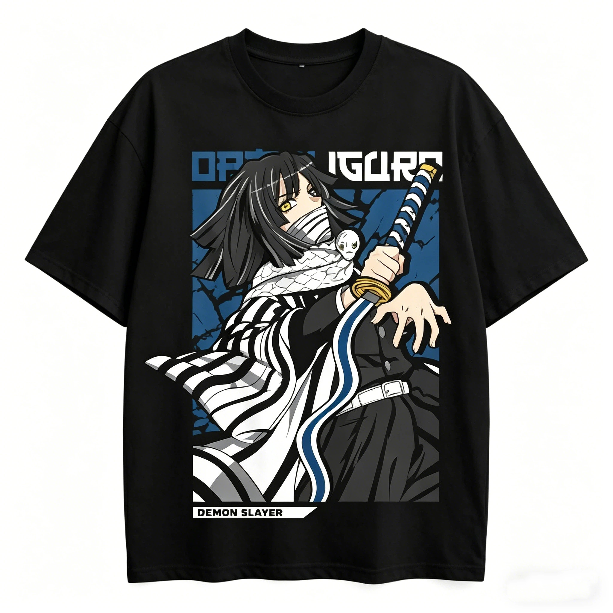 Demon Slayer Obanai Iguro Graphic T-Shirt