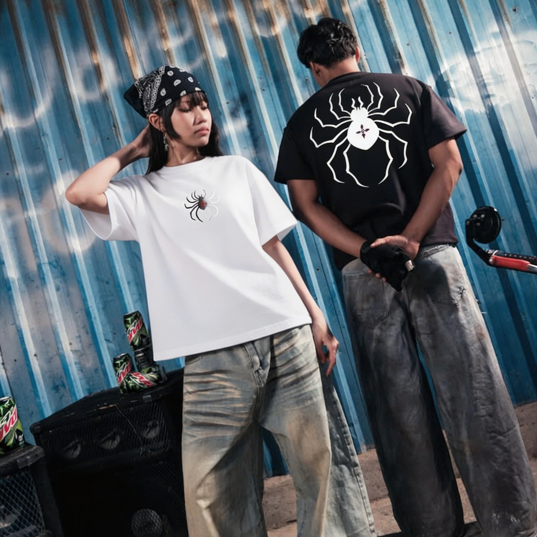 Dark Spider Symbol Premium Oversized Tee