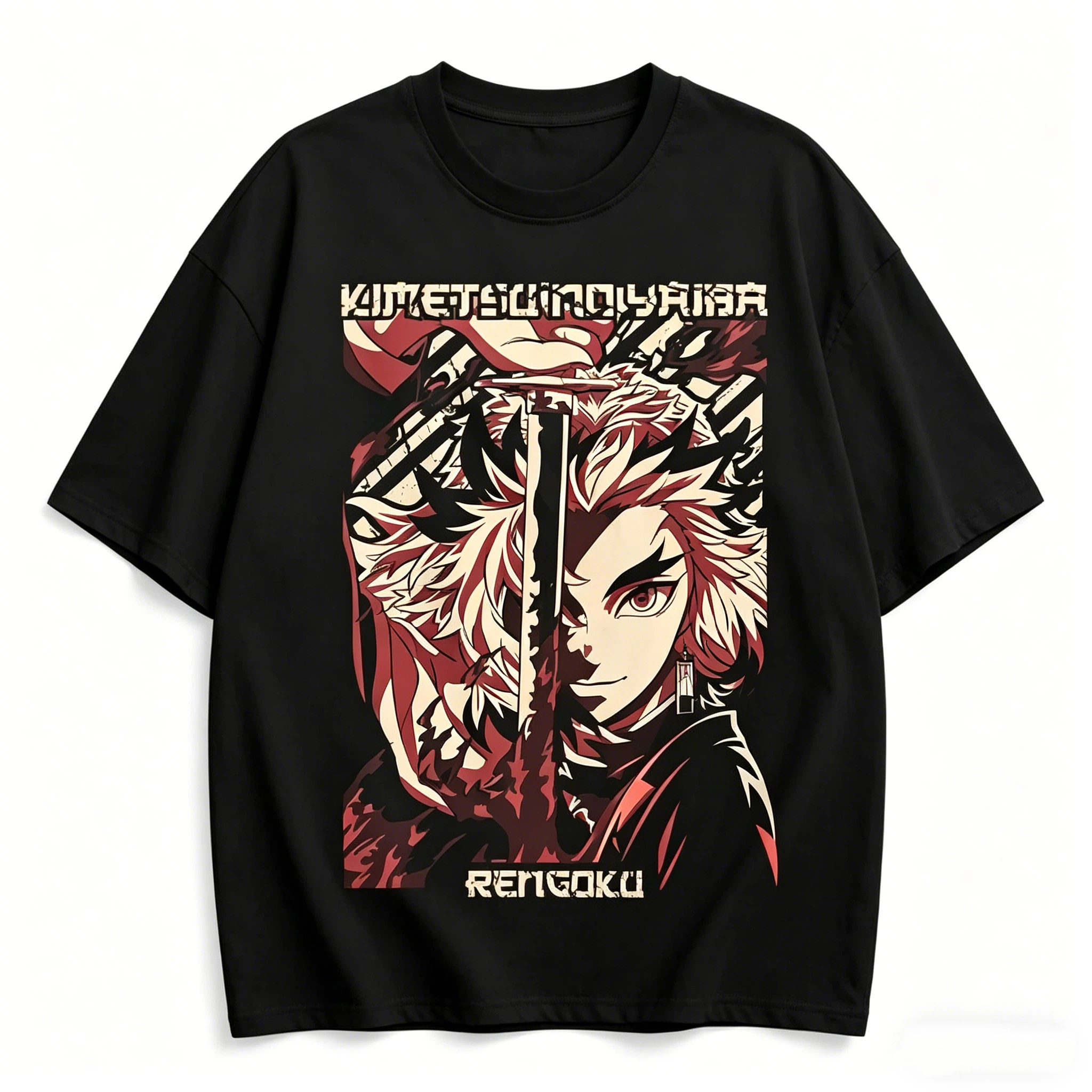 Demon Slayer Kyojuro Rengoku Graphic T-Shirt