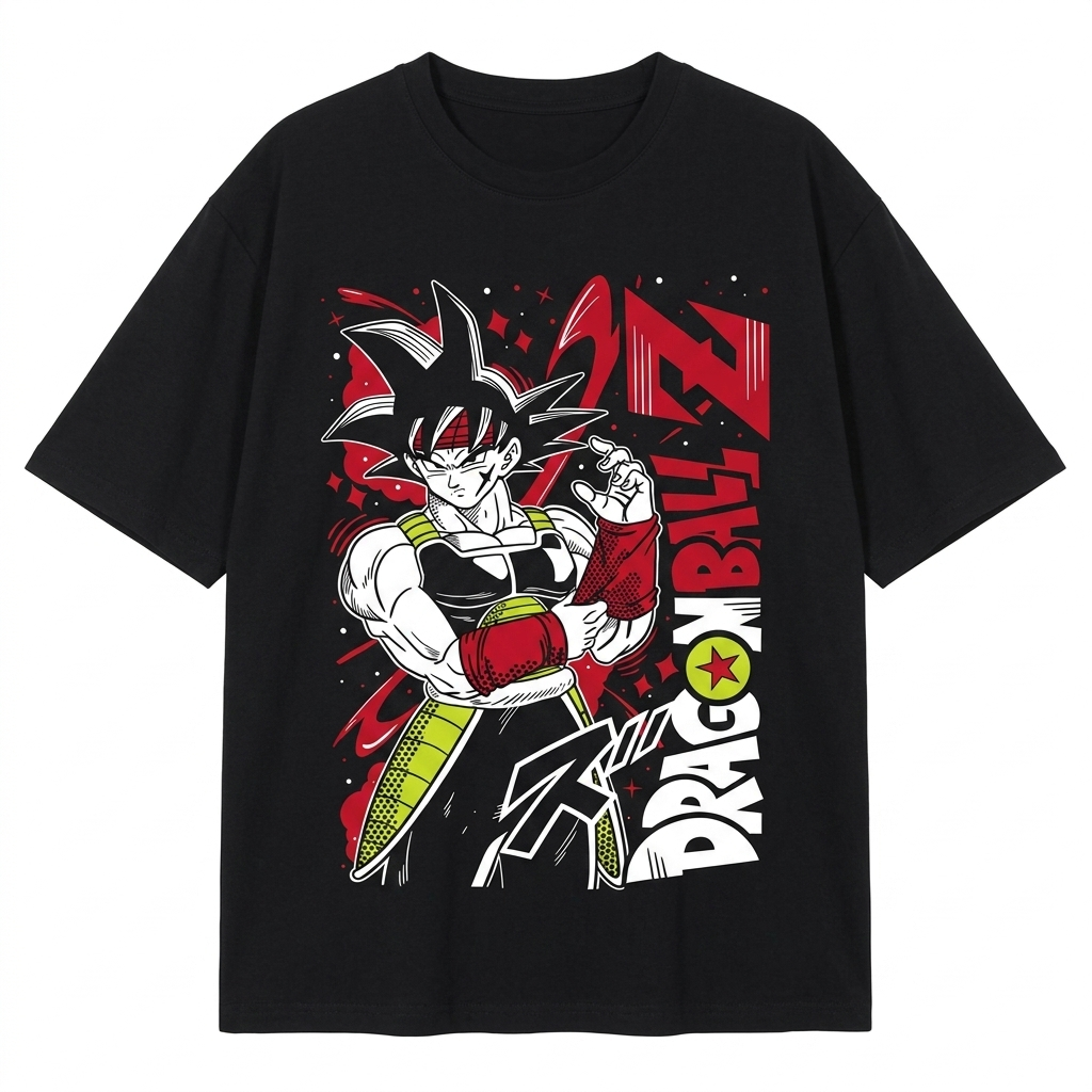 Dragon Ball Bardock Anime Streetwear T-Shirt
