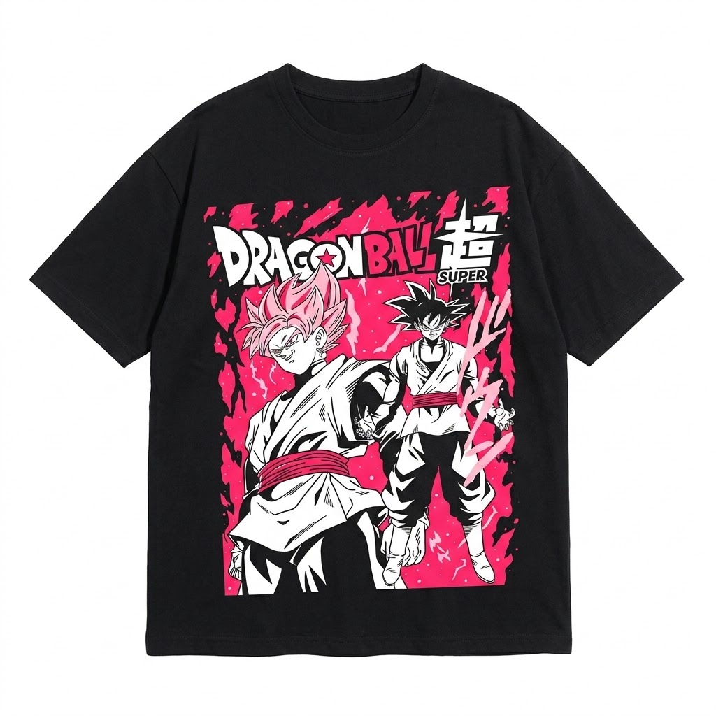 Dragon Ball Super Goku Black Anime Streetwear T-Shirt