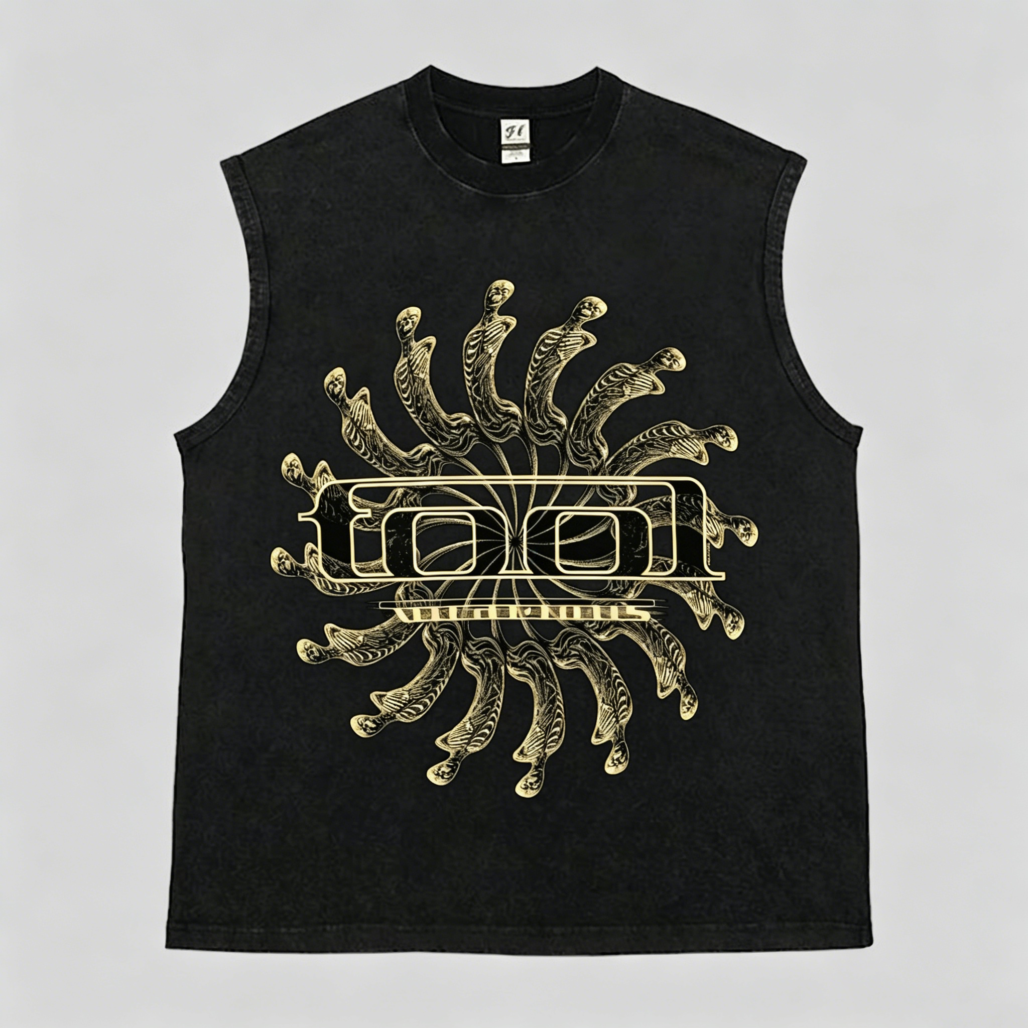 Printed Washed Tank Top