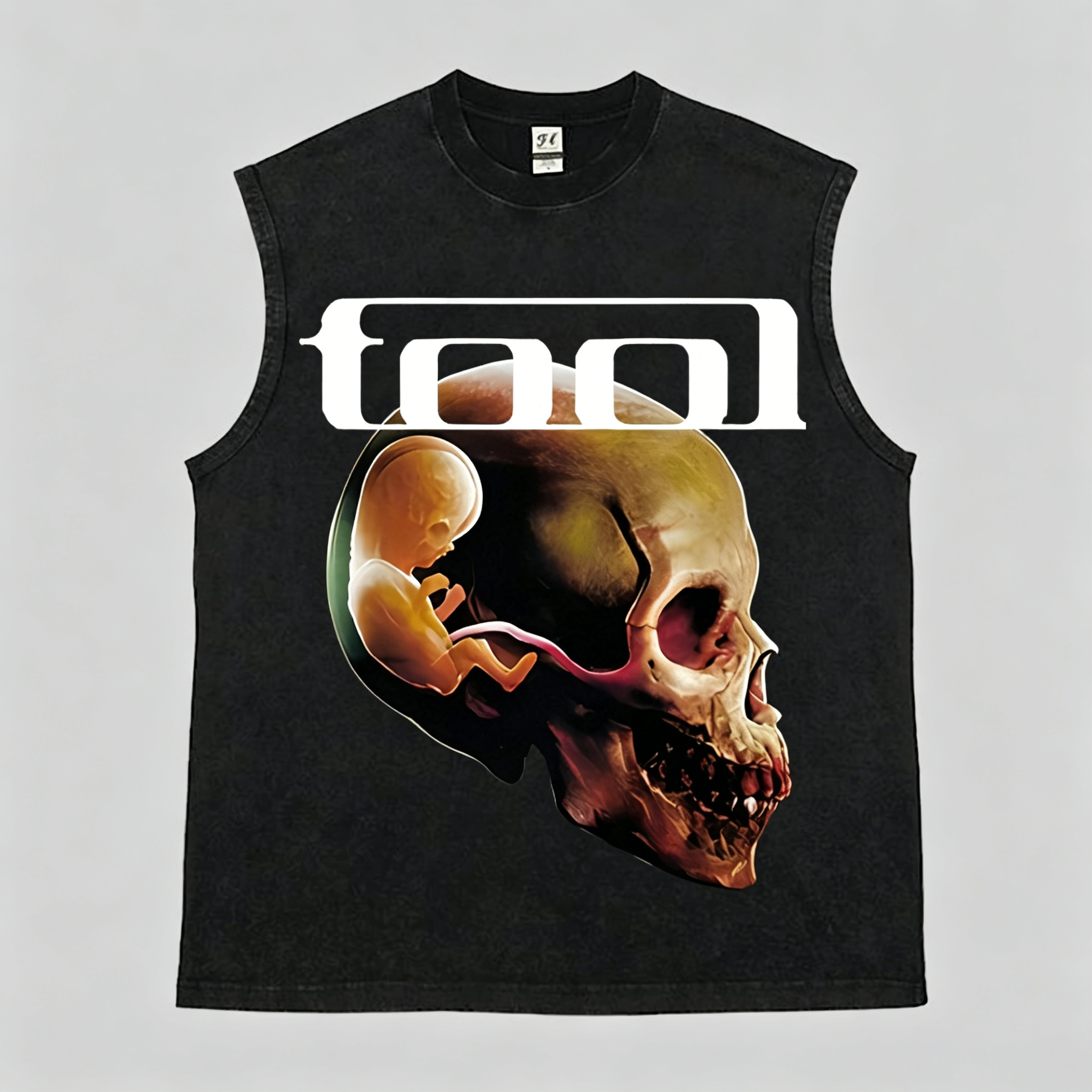 Printed Washed Tank Top