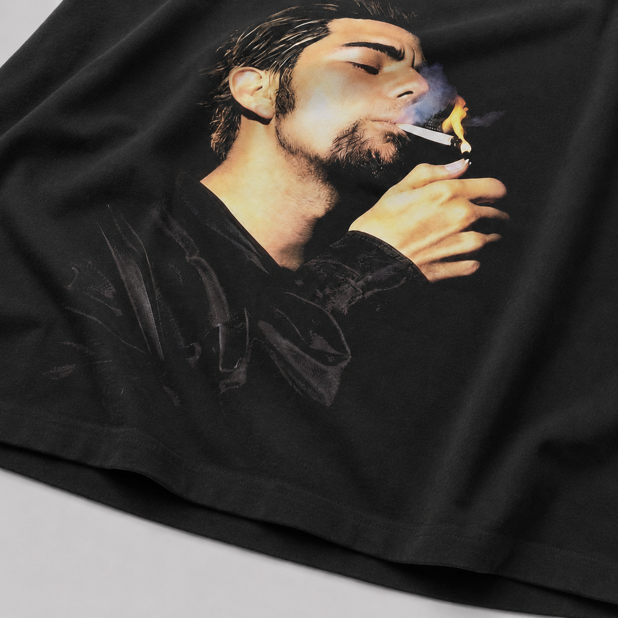 Deftones Smoking Portrait Graphic Tee