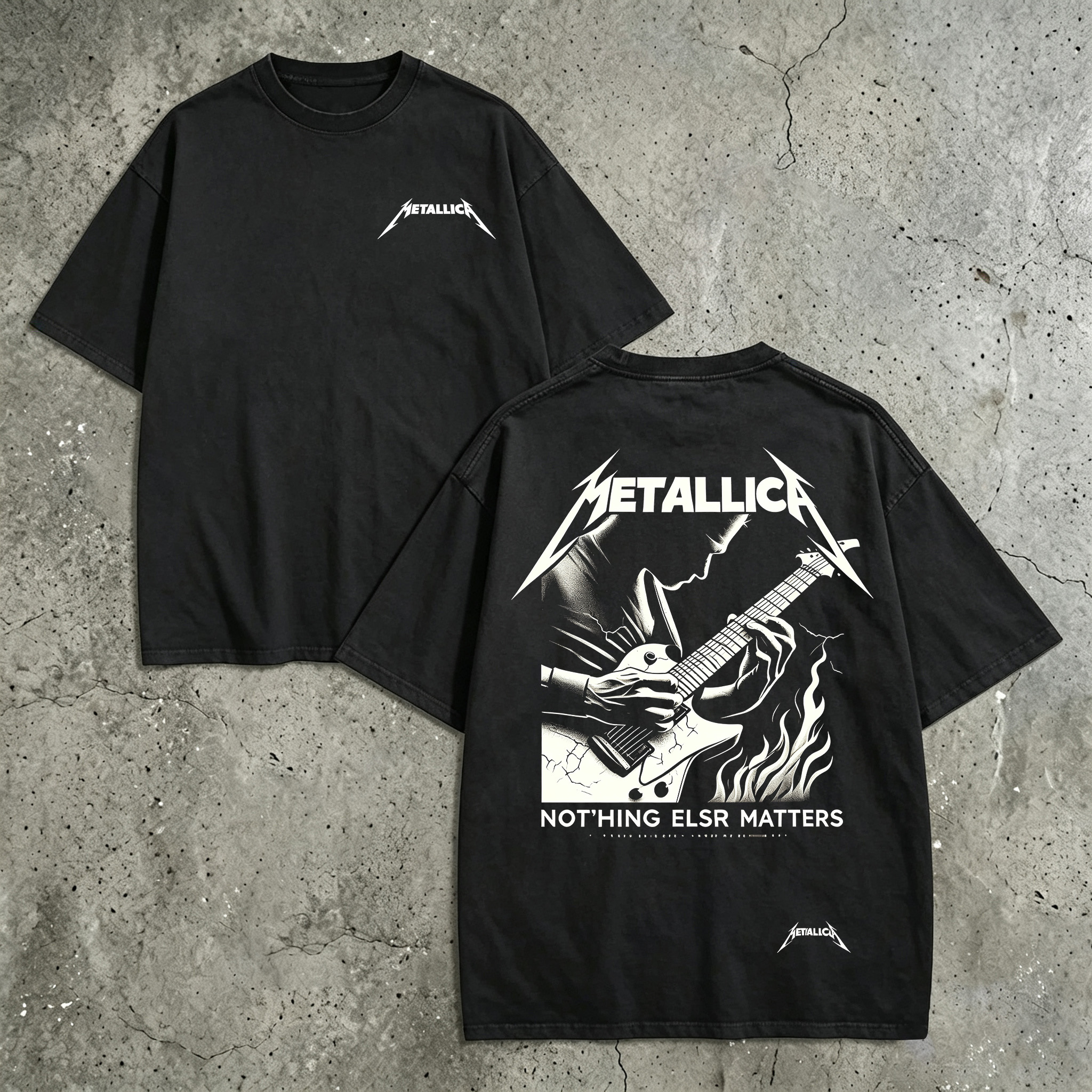 Metallica Nothing Else Matters Guitar Vintage Tee