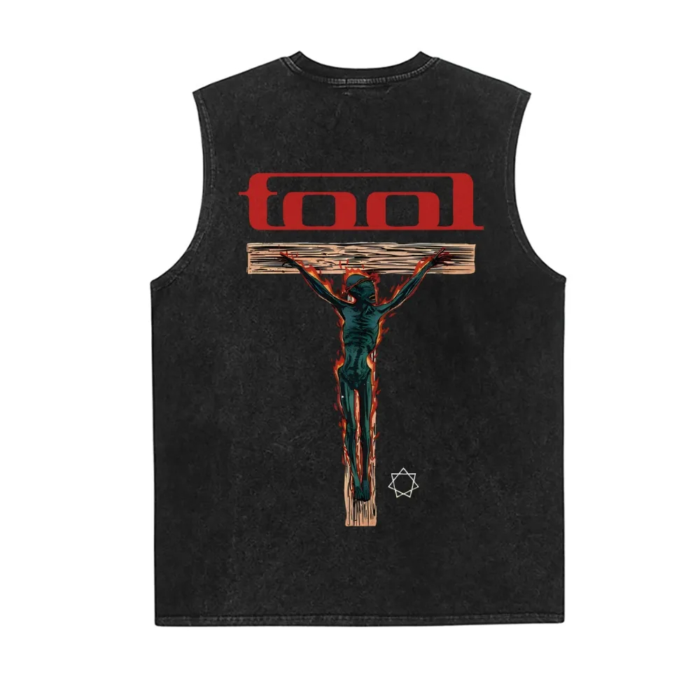  Tool Band Washed Sleeveless Tank