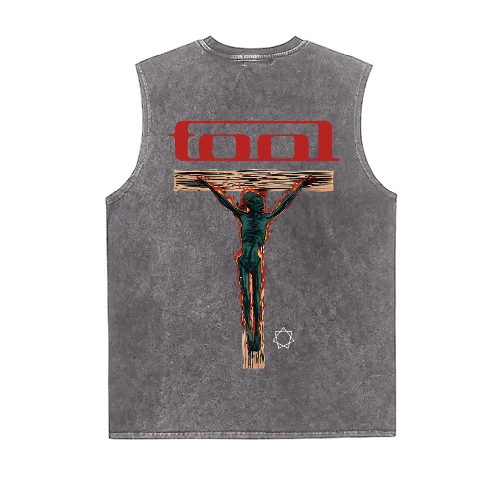  Tool Band Washed Sleeveless Tank