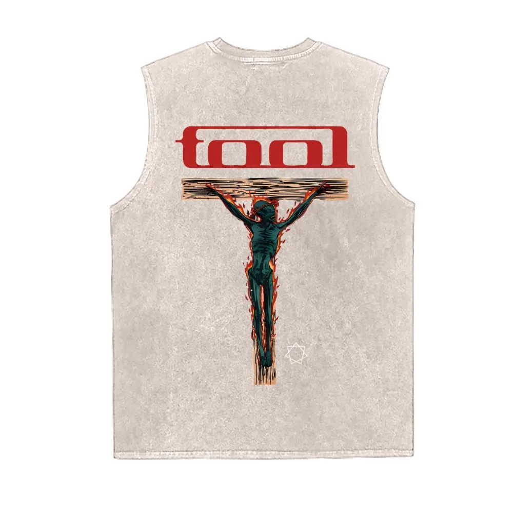  Tool Band Washed Sleeveless Tank