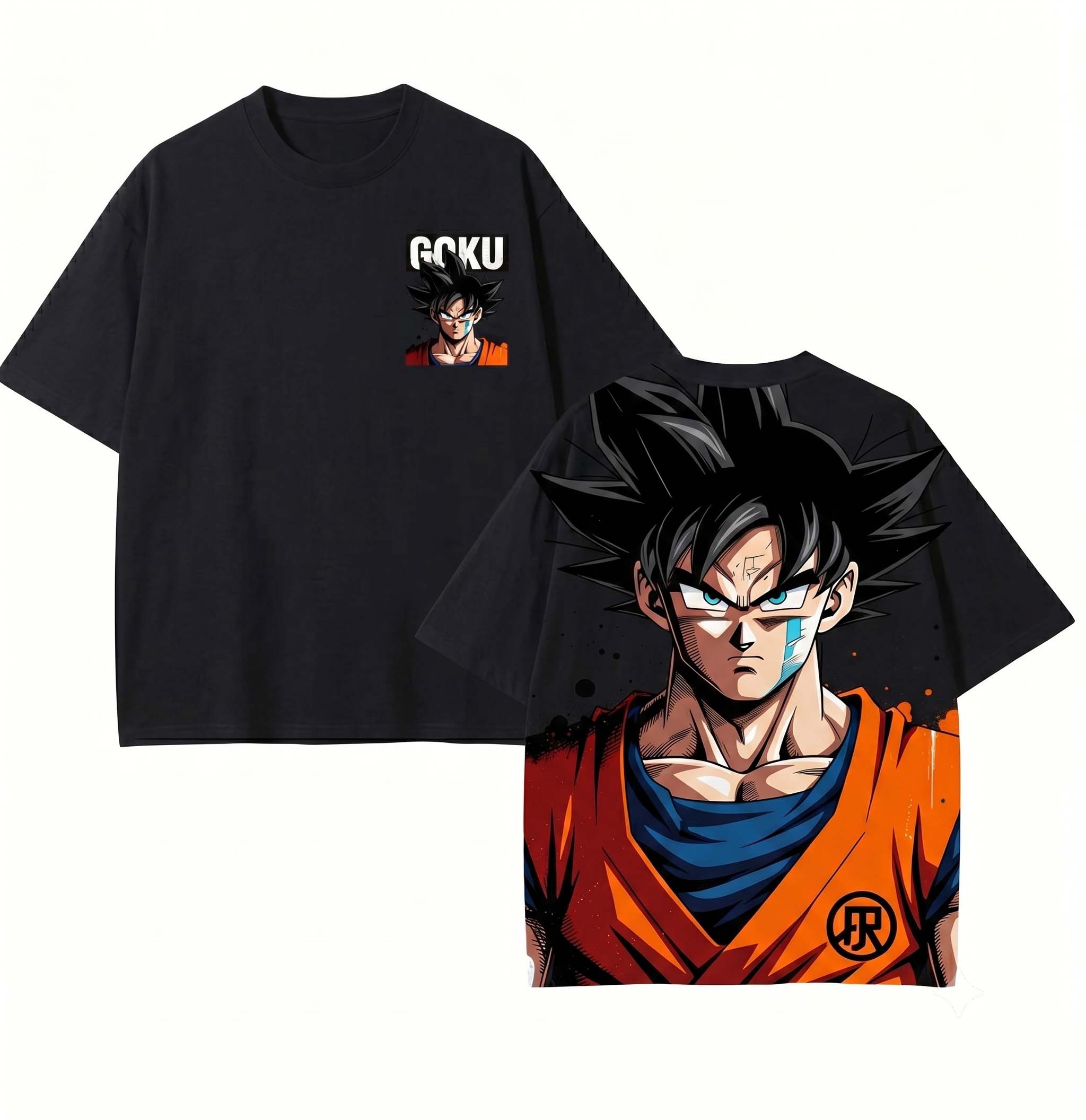 Dragon Ball Son Goku "GOKU" Graffiti Style Oversized Tee