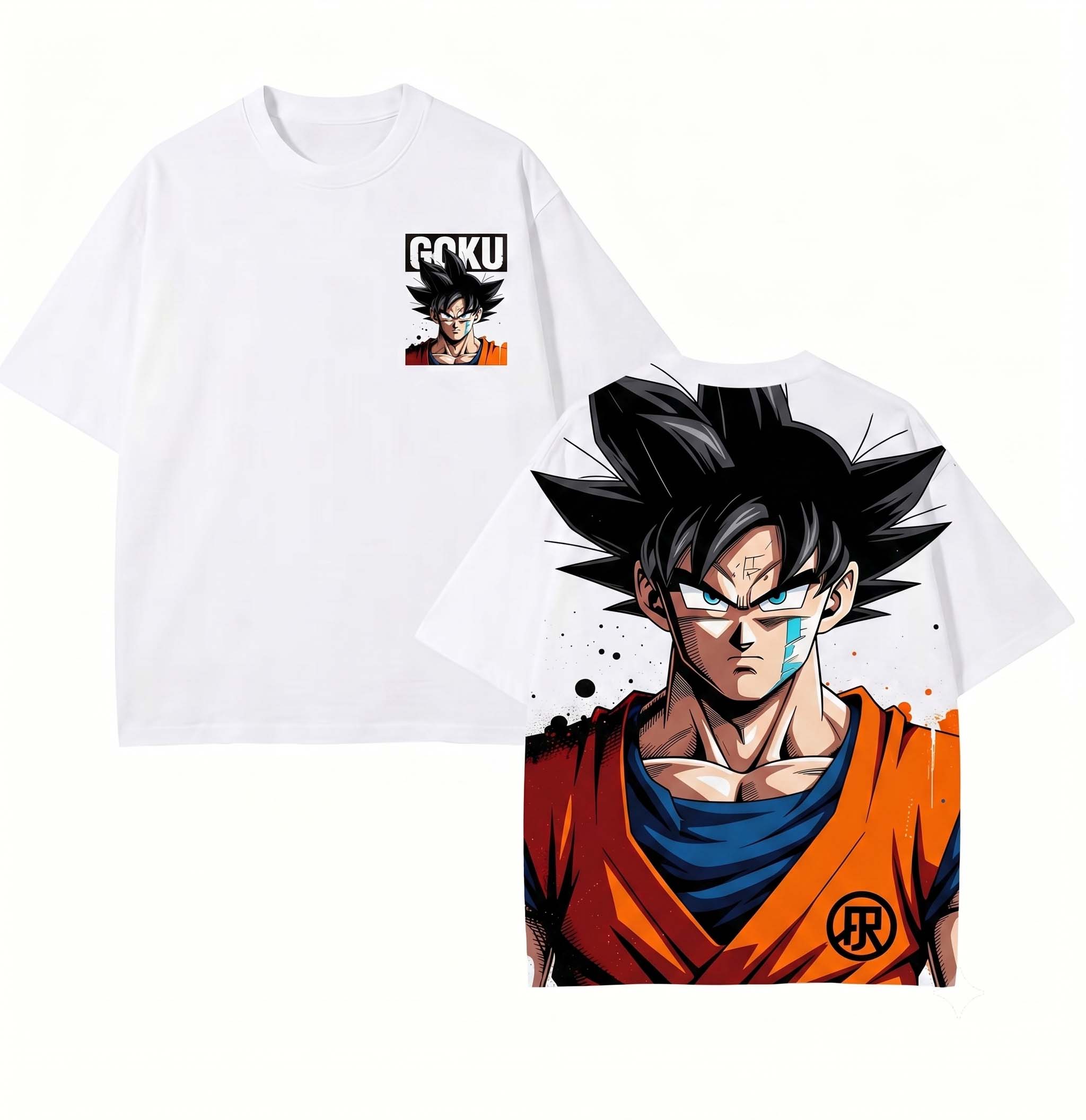 Dragon Ball Son Goku "GOKU" Graffiti Style Oversized Tee