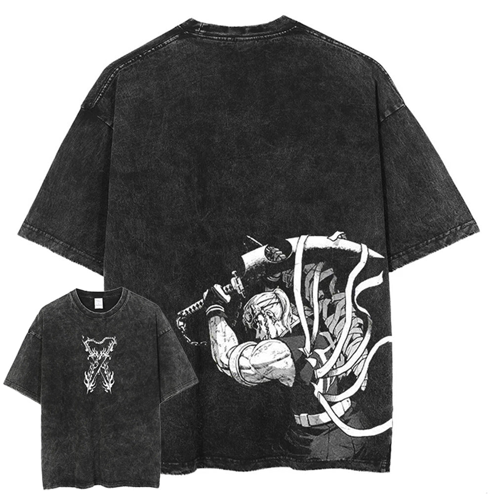 Demon Slayer Uzui Tengen Vintage Washed Tee