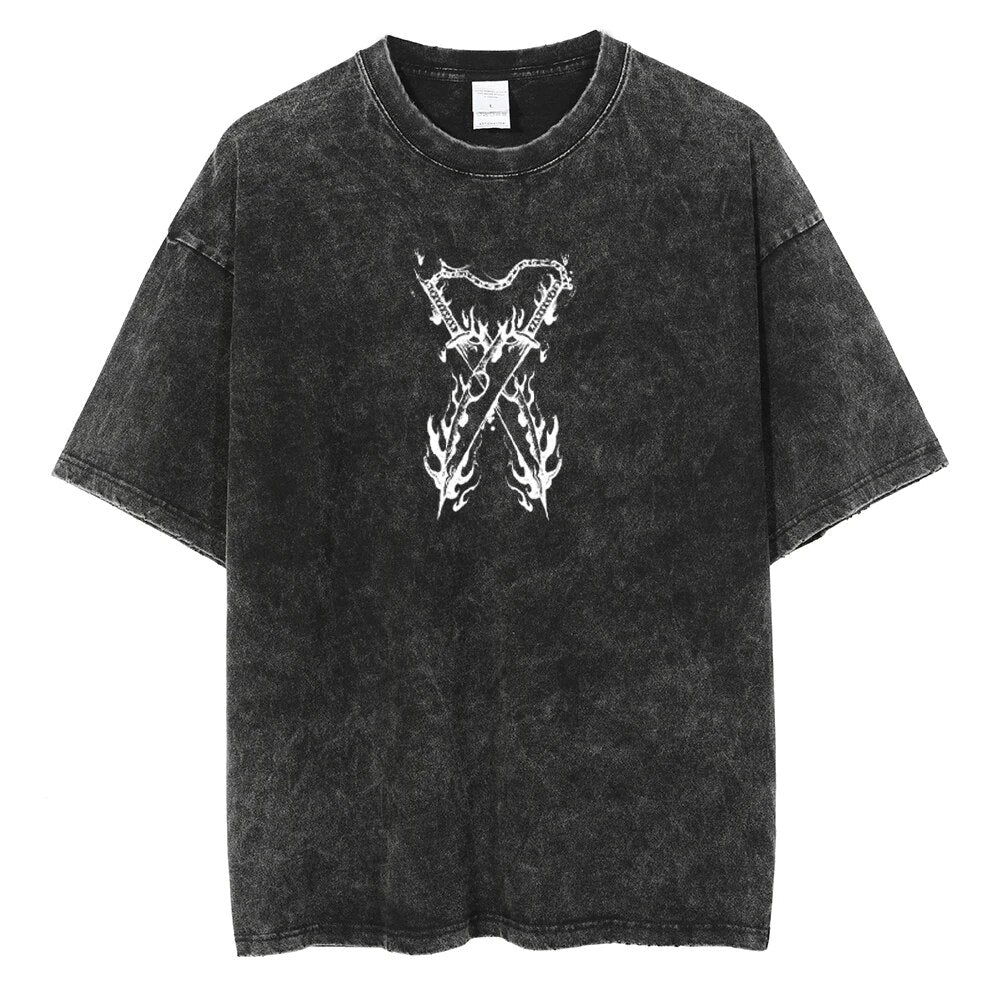 Demon Slayer Uzui Tengen Vintage Washed Tee