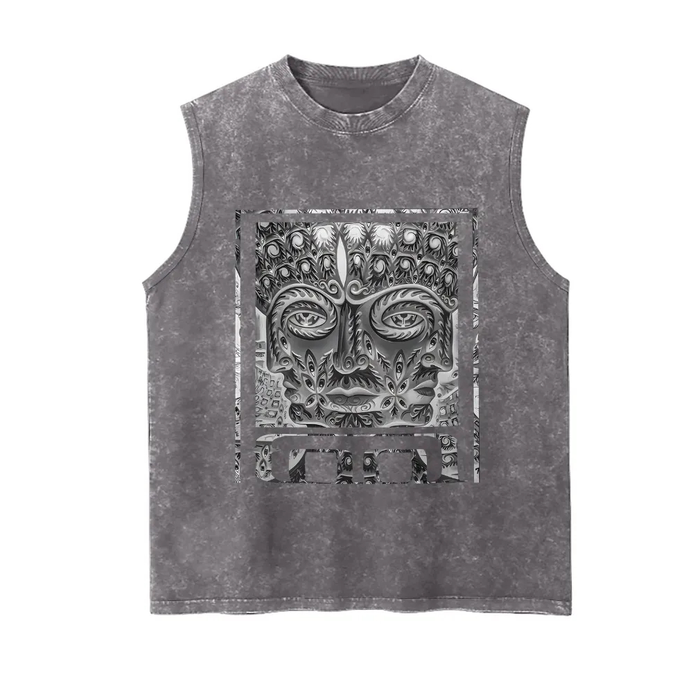 Tool Psychedelic Print Sleeveless Tank