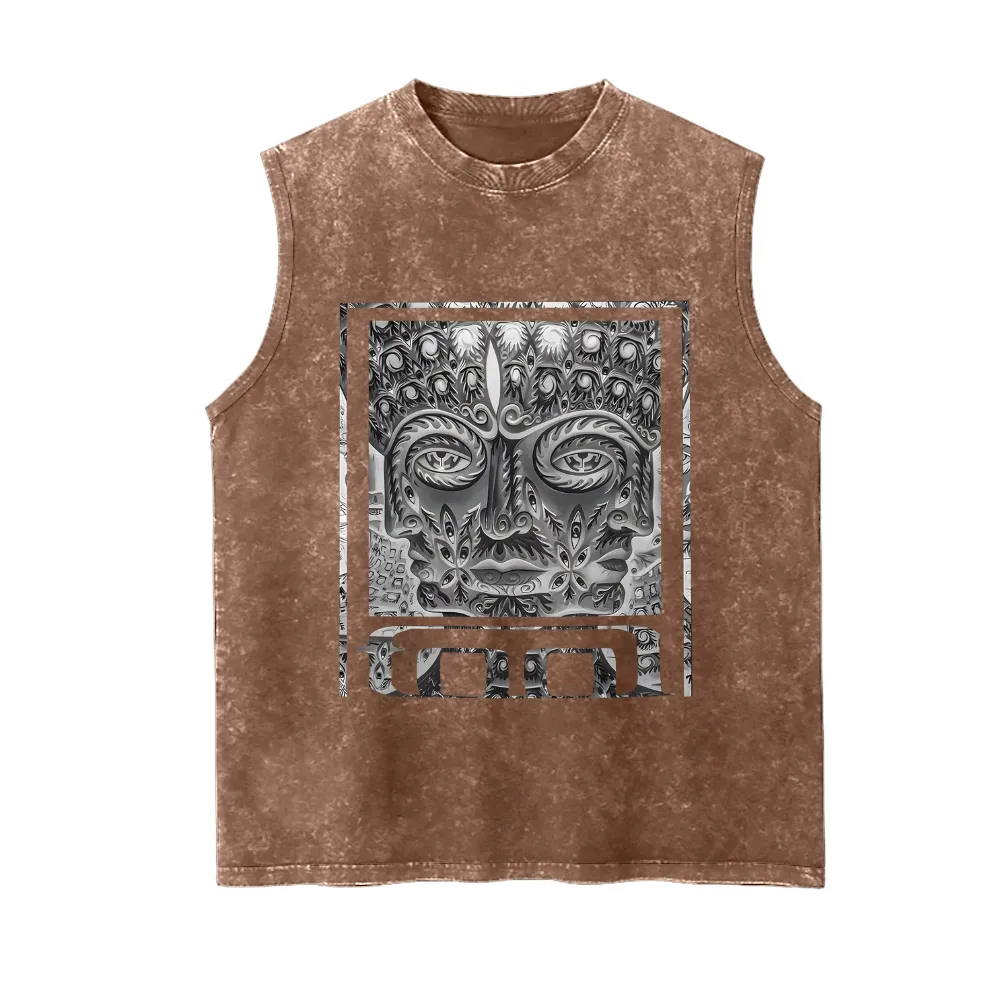 Tool Psychedelic Print Sleeveless Tank
