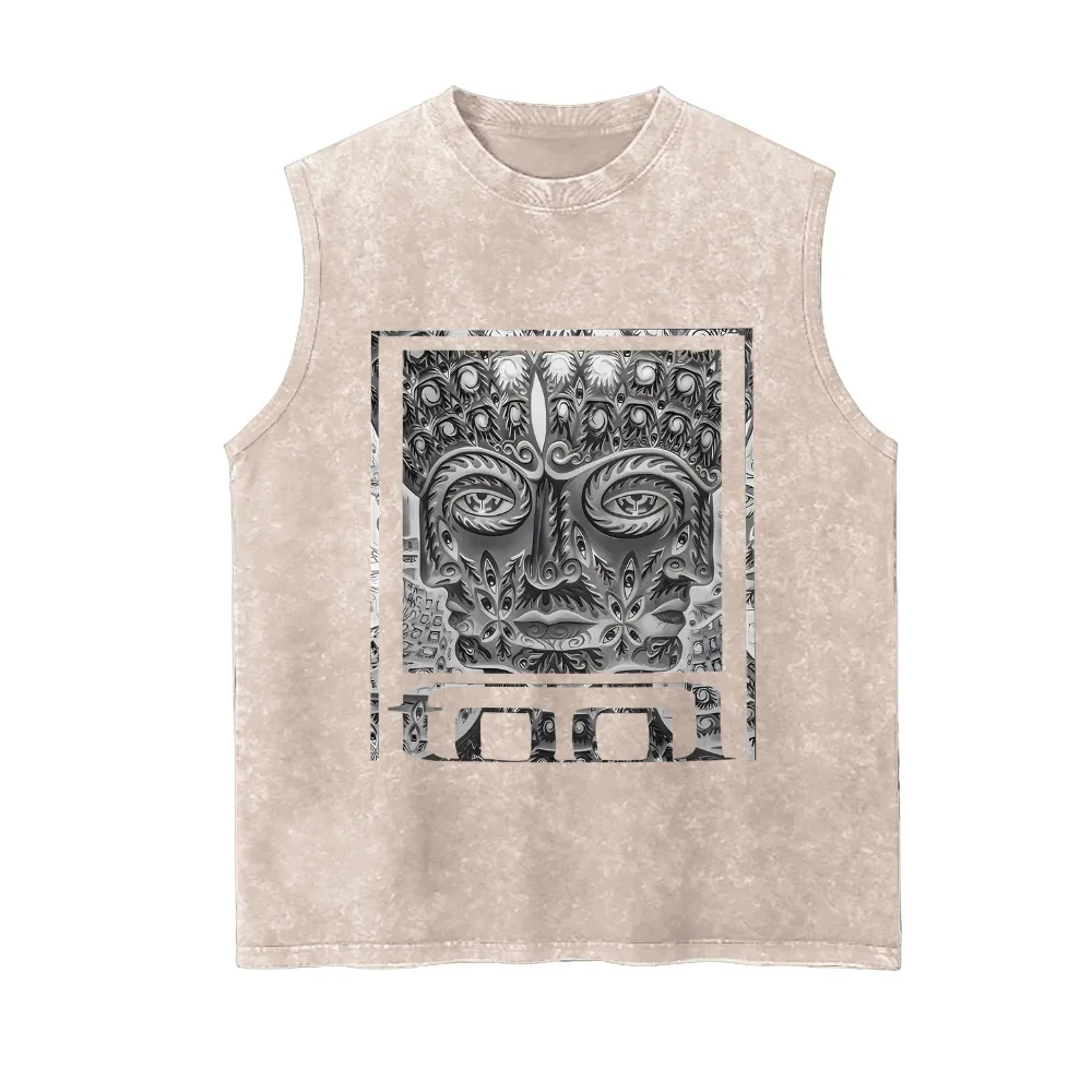 Tool Psychedelic Print Sleeveless Tank