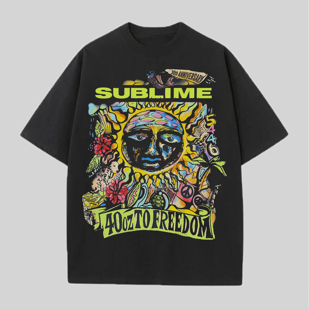 Sublime 40oz To Freedom 30th Anniv Tee