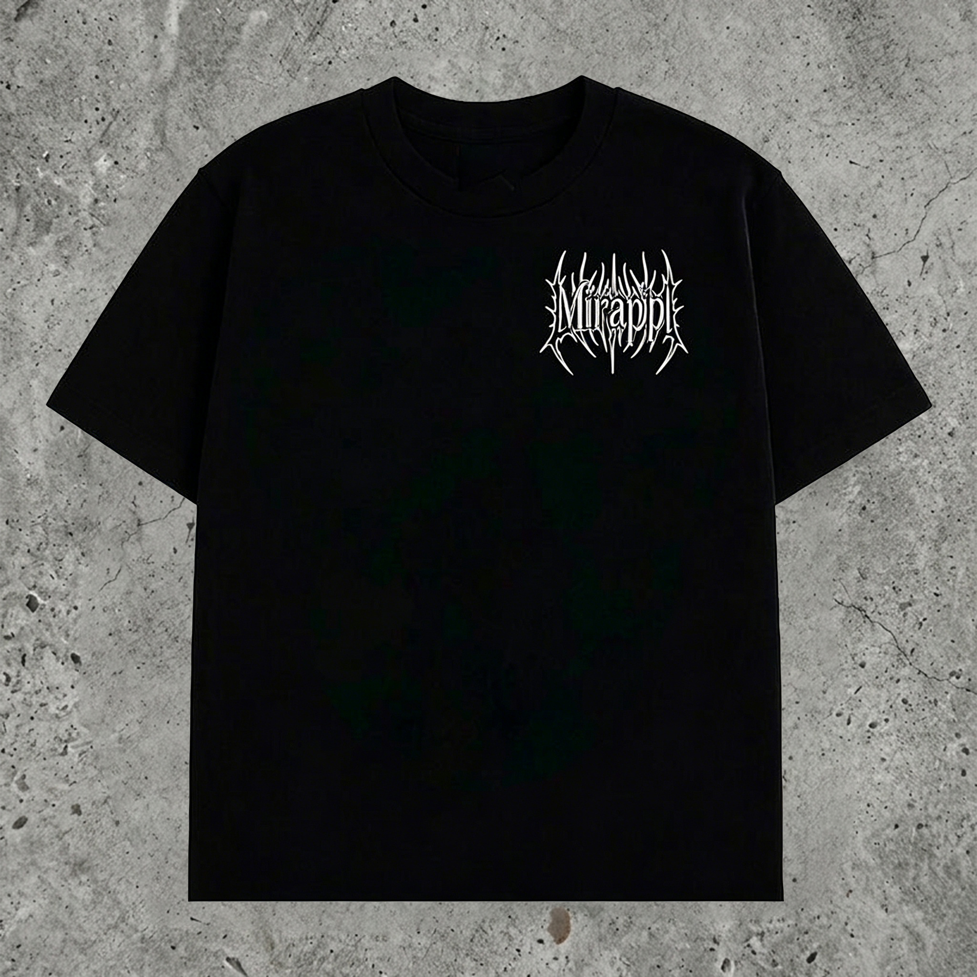 Brutal Strength Fighter Manga Back Print Pure Cotton Washed Oversized Tee