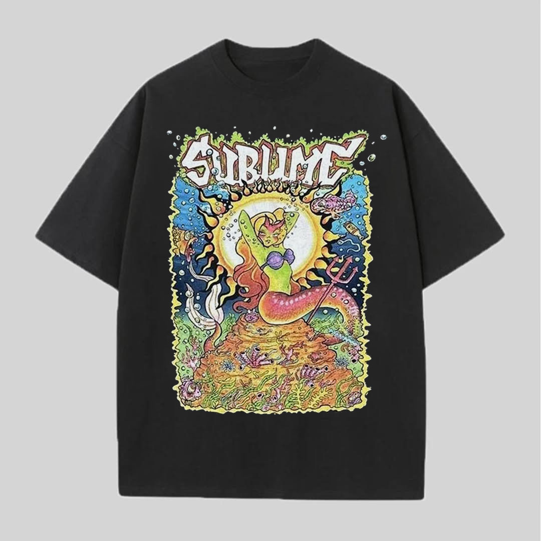 Sublime Mermaid Ocean Psychedelic Tee