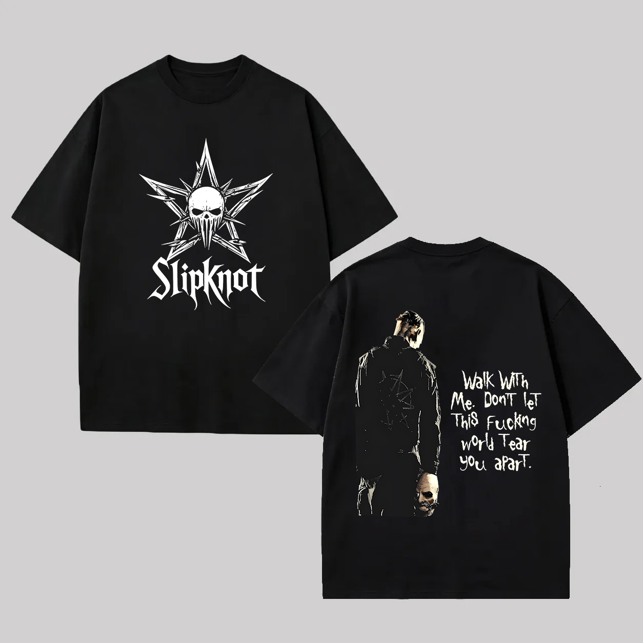 Slipknot Star Skull Double Sided Band Tee