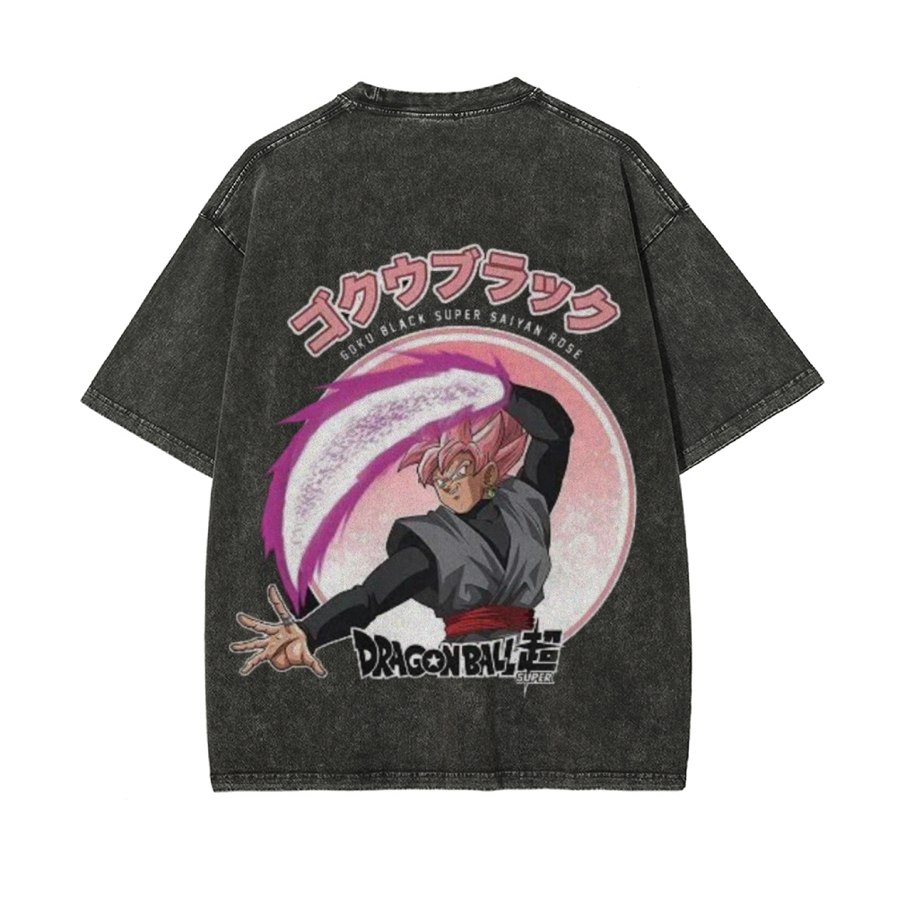 Goku Black Vintage Oversized T-Shirt | Dragon Ball Super
