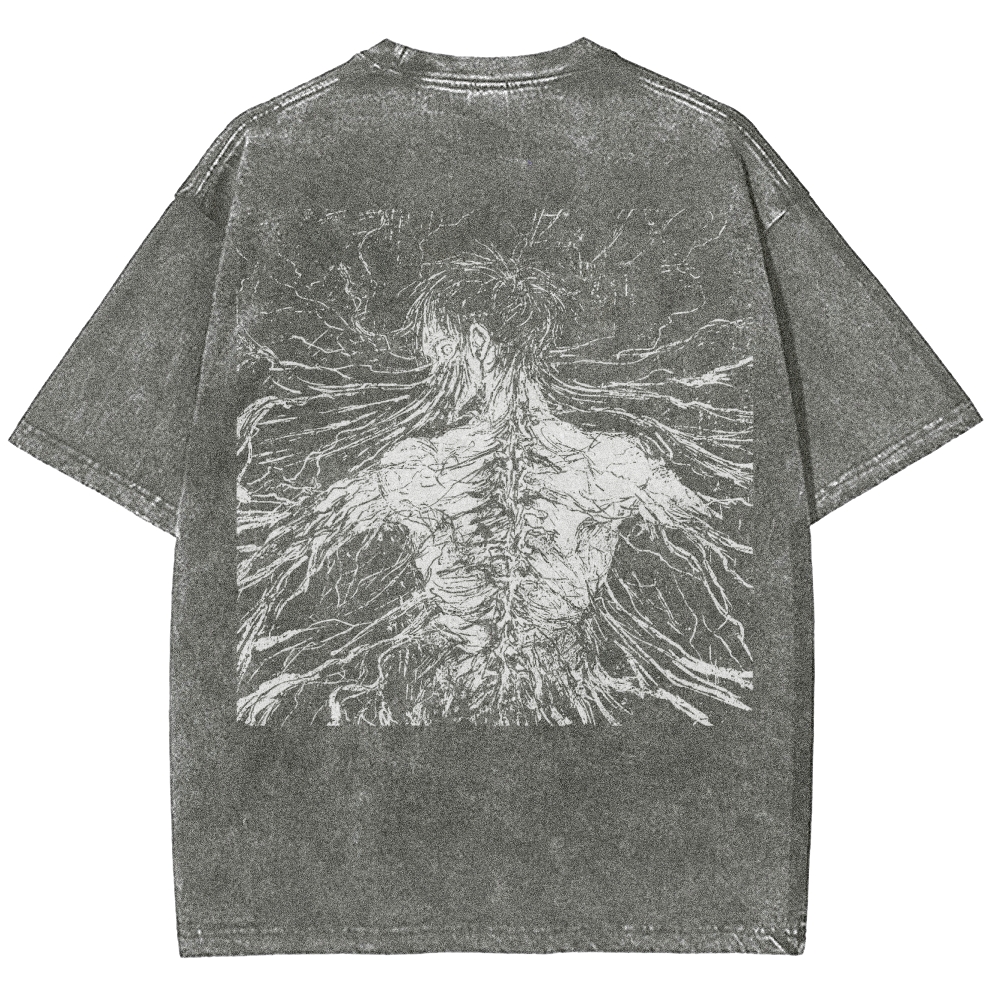 Attack On Titan Eren Yeager Vintage Washed Tee