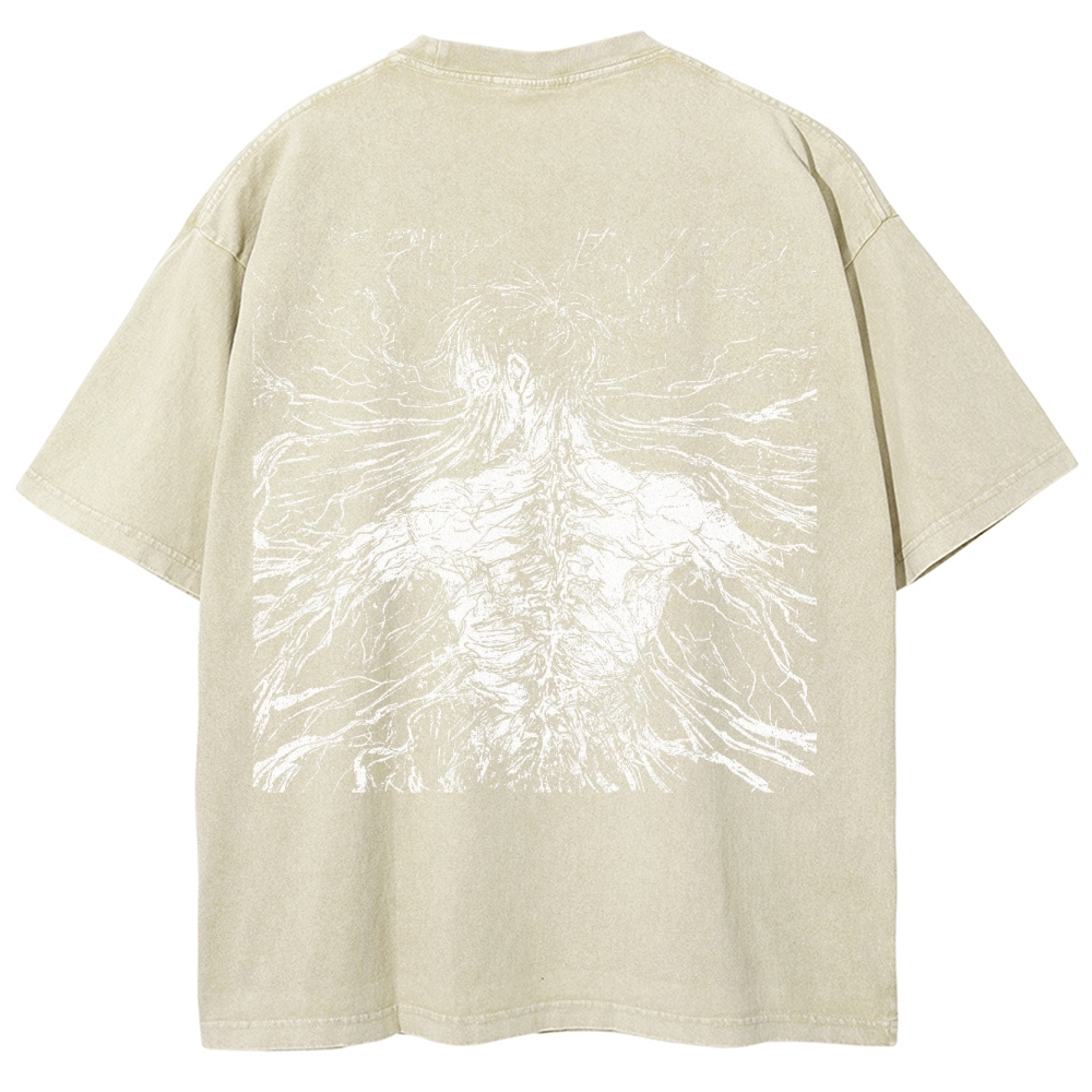 Attack On Titan Eren Yeager Vintage Washed Tee
