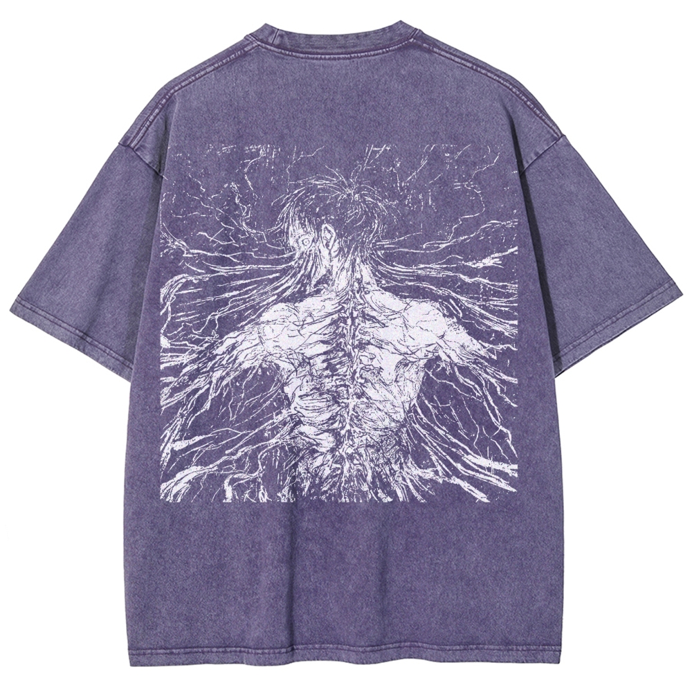 Attack On Titan Eren Yeager Vintage Washed Tee