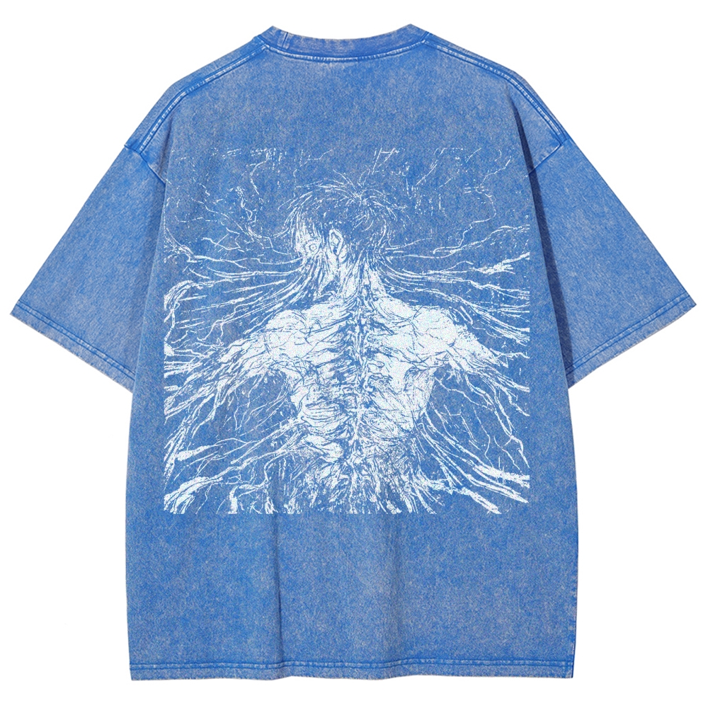 Attack On Titan Eren Yeager Vintage Washed Tee