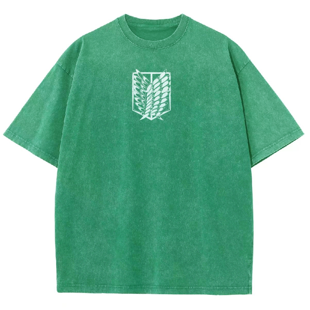 Attack On Titan Survey Corps Vintage Washed Tee