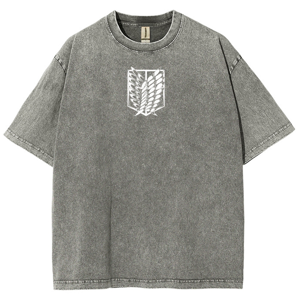 Attack On Titan Survey Corps Vintage Washed Tee
