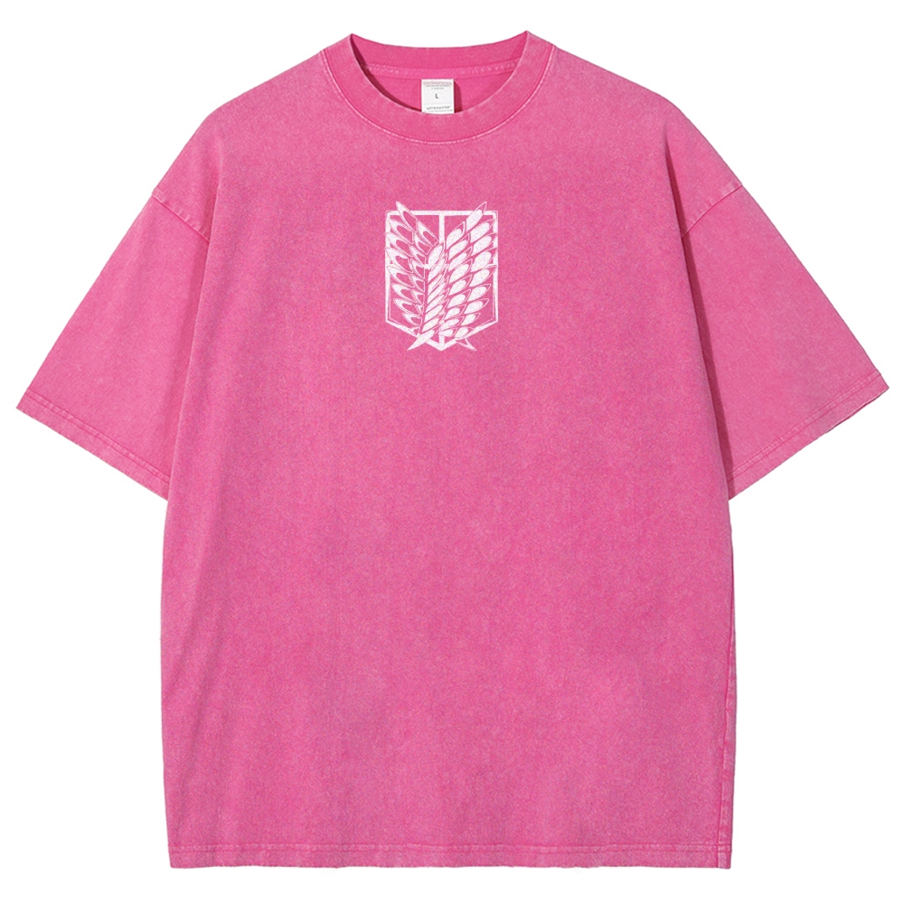 Attack On Titan Survey Corps Vintage Washed Tee