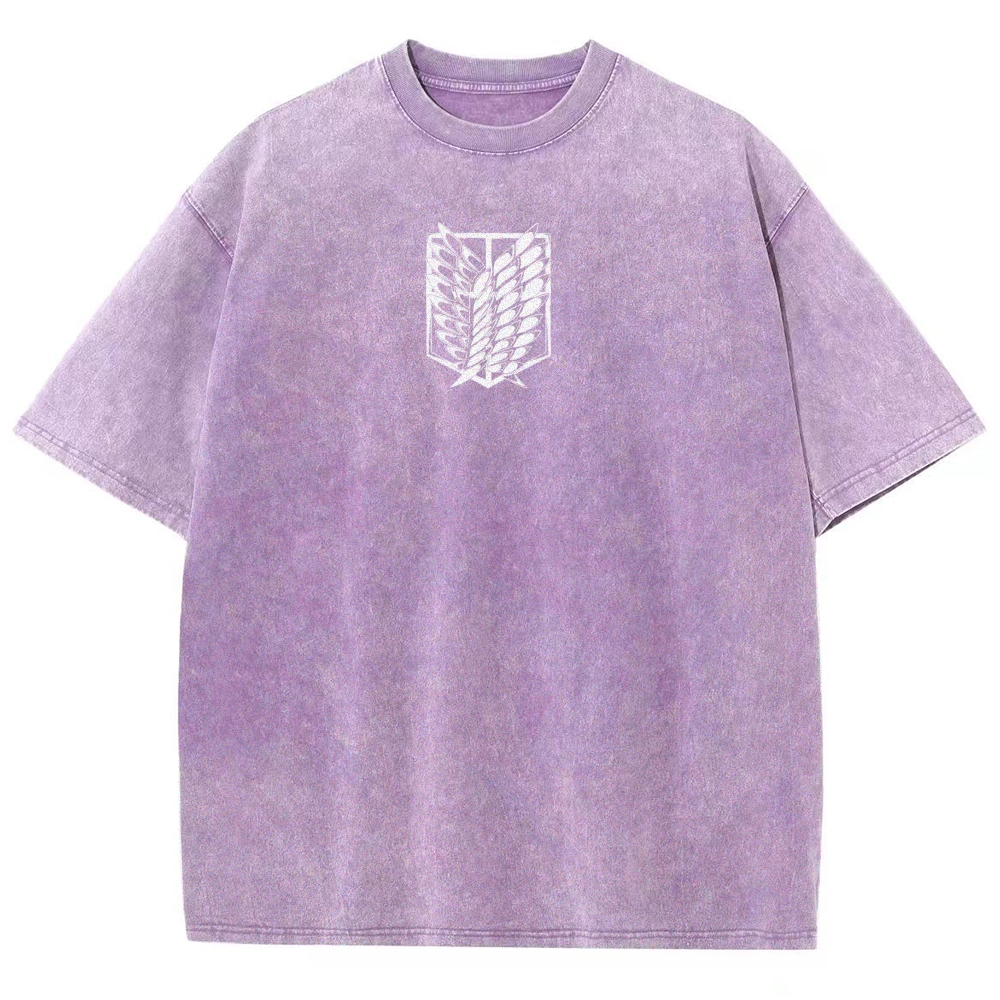 Attack On Titan Survey Corps Vintage Washed Tee