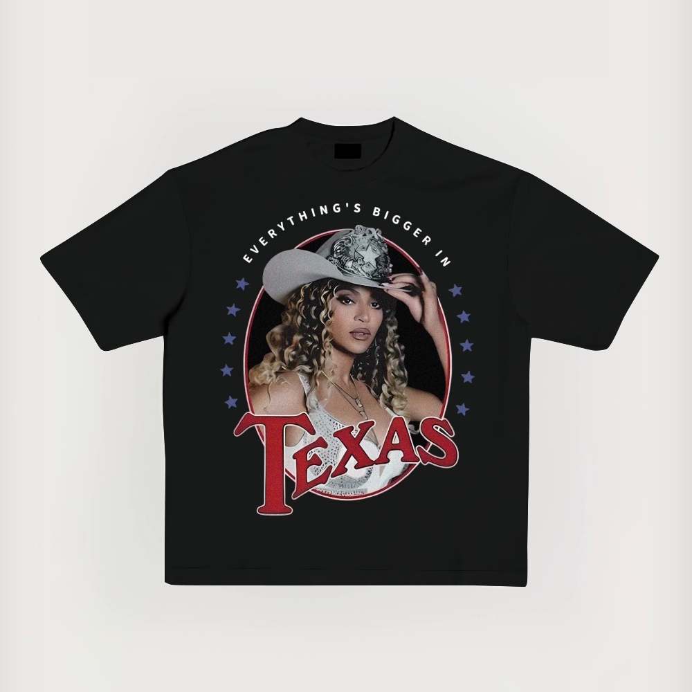 Beyoncé Cowboy Carter Printed Short-Sleeved T-Shirt