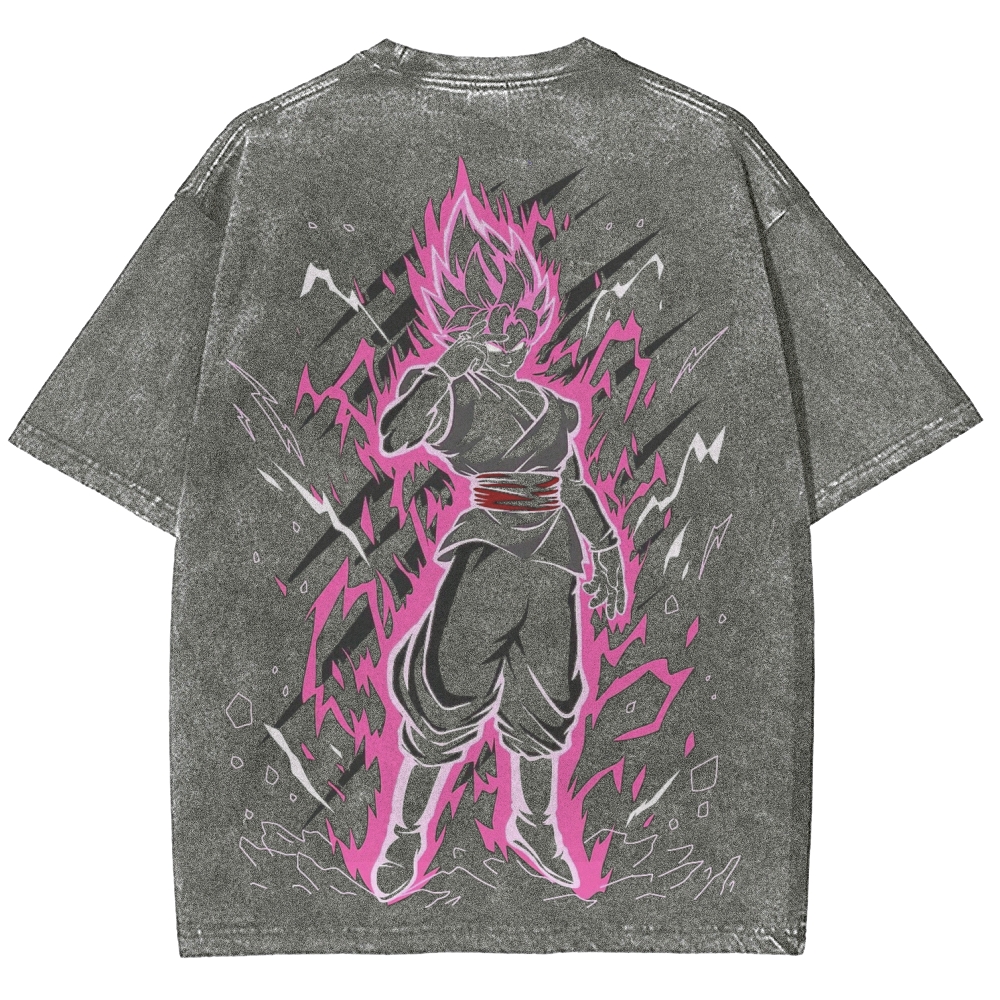 Goku Black Rosé DBZ Back Print Vintage Tee