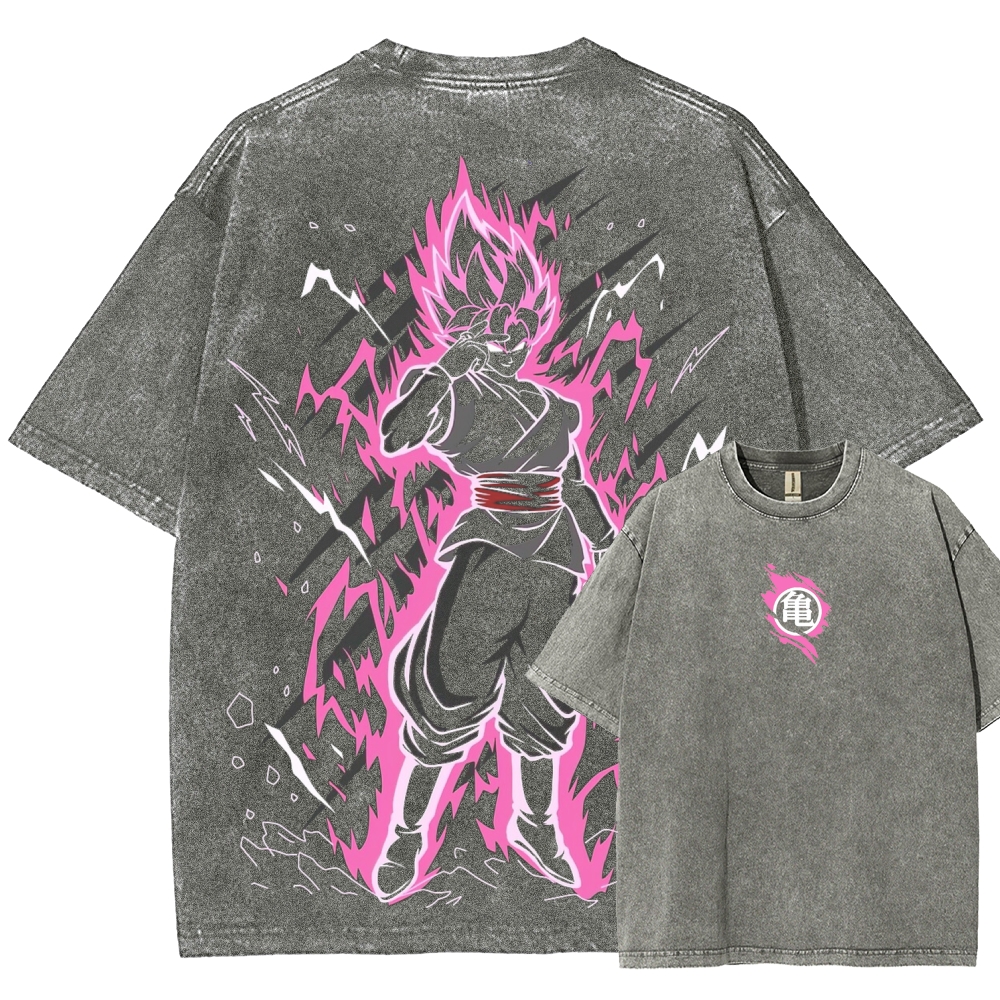 Goku Black Rosé DBZ Back Print Vintage Tee