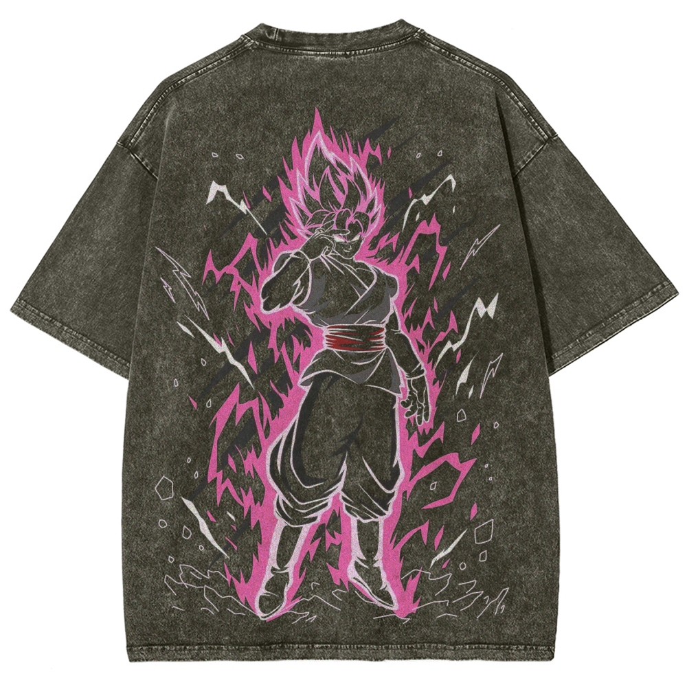 Goku Black Rosé DBZ Back Print Vintage Tee