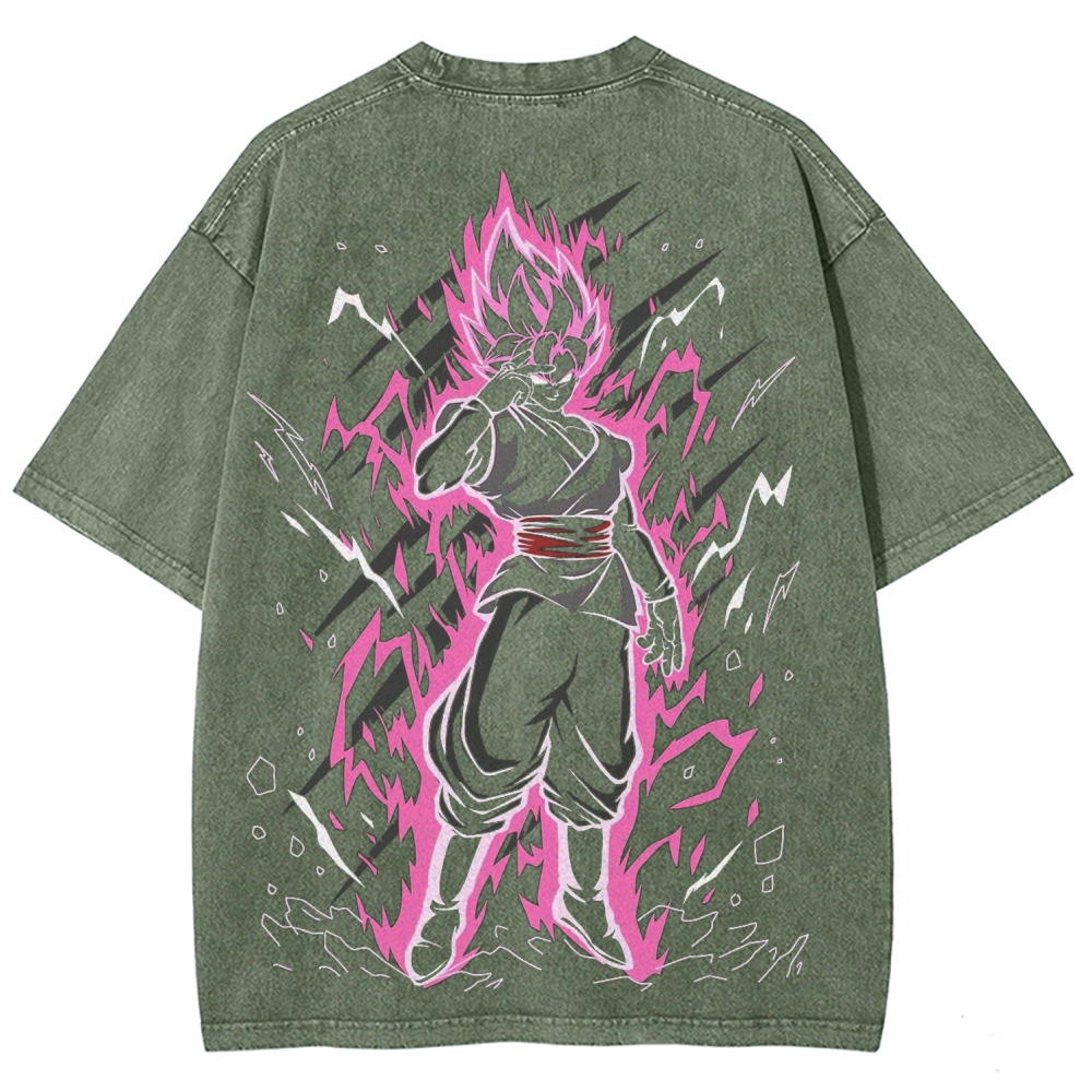 Goku Black Rosé DBZ Back Print Vintage Tee