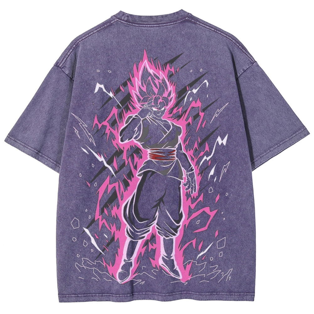 Goku Black Rosé DBZ Back Print Vintage Tee