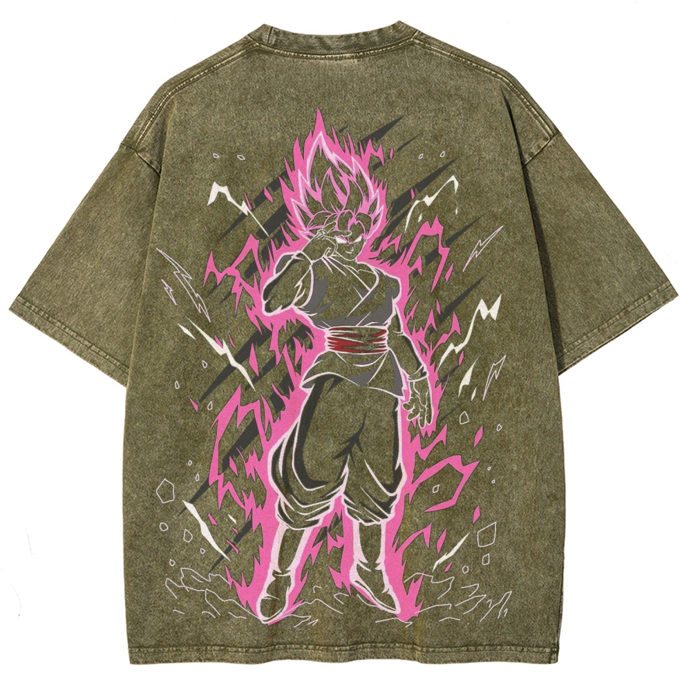 Goku Black Rosé DBZ Back Print Vintage Tee