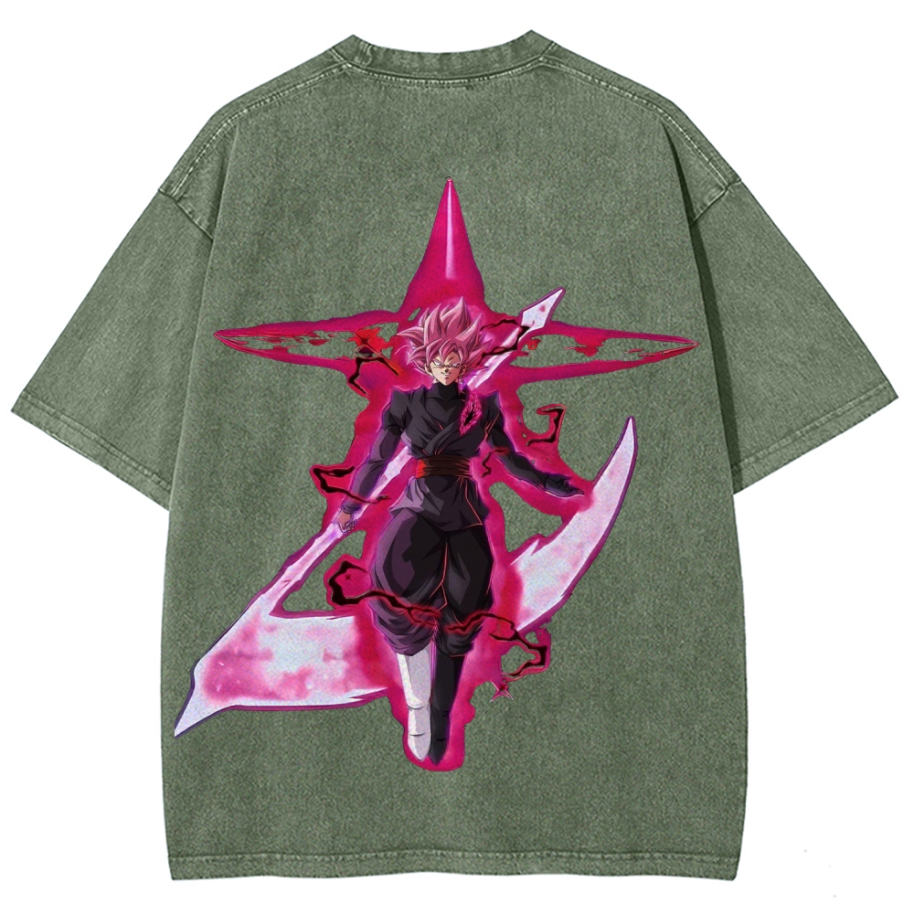 Dragon Ball Black Goku Rosé Sword Vintage Wash Tee
